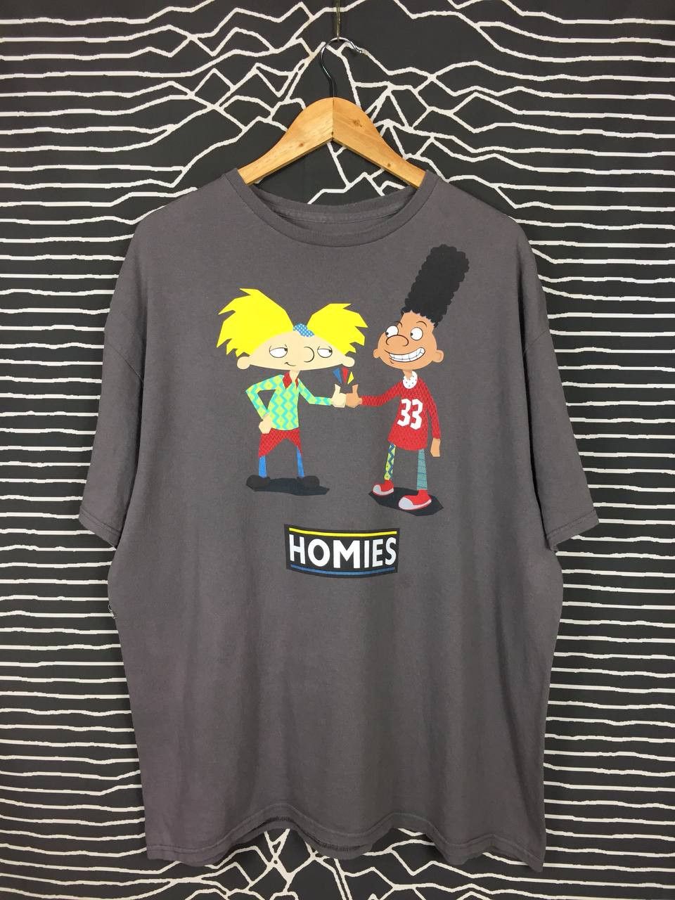 Cartoon Network × Nickelodeon × Vintage Nickelodeon Hey Arnold! Animated TV Series Cartoon Tee Size US XXL / EU 58 / 5 - 2 Thumbnail