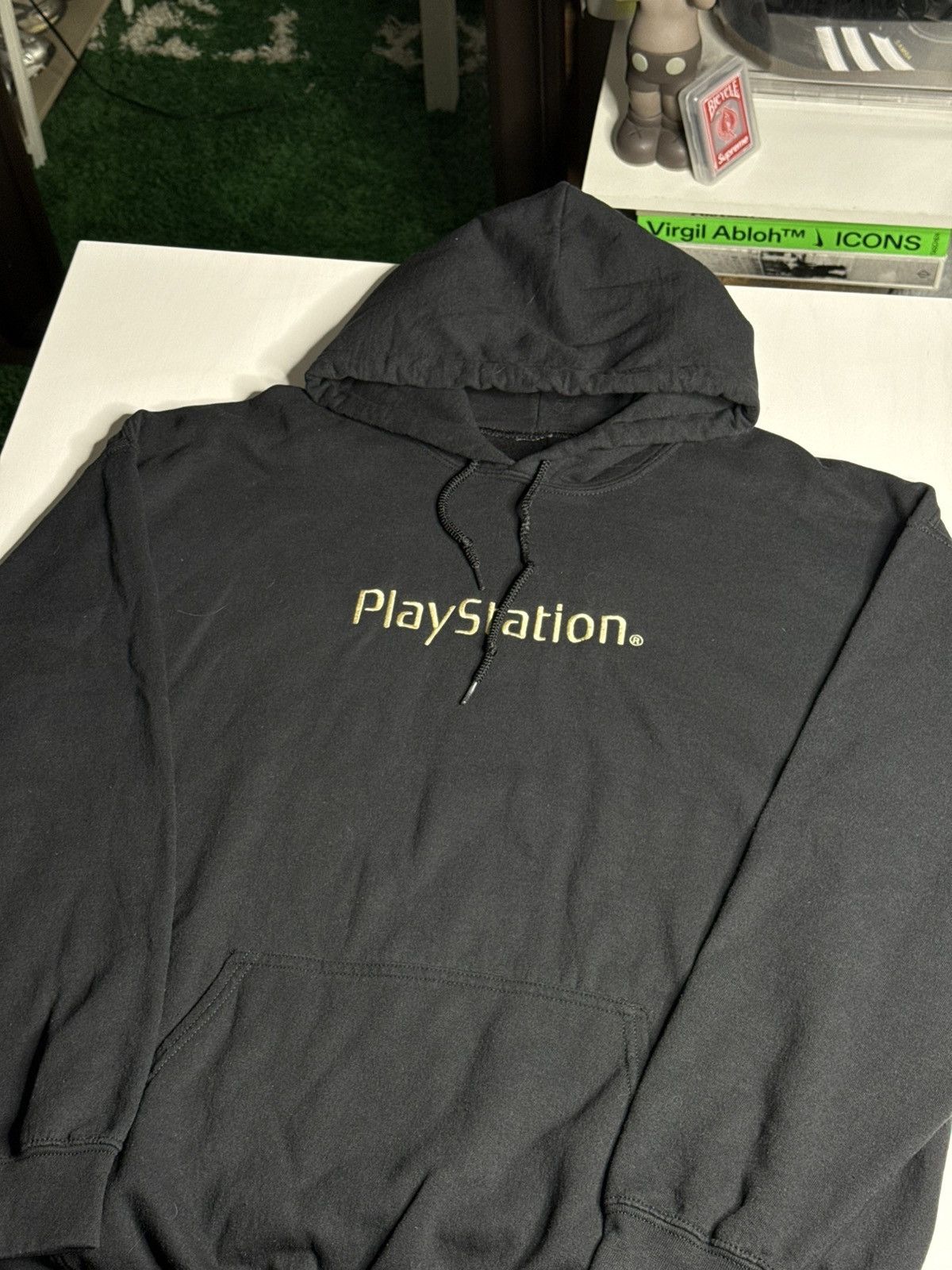 Playstation × Travis Scott Travis Scott x PlaySatation Hoodie “Black” [L] PREOWNED Size US L / EU 52-54 / 3 - 1 Thumbnail