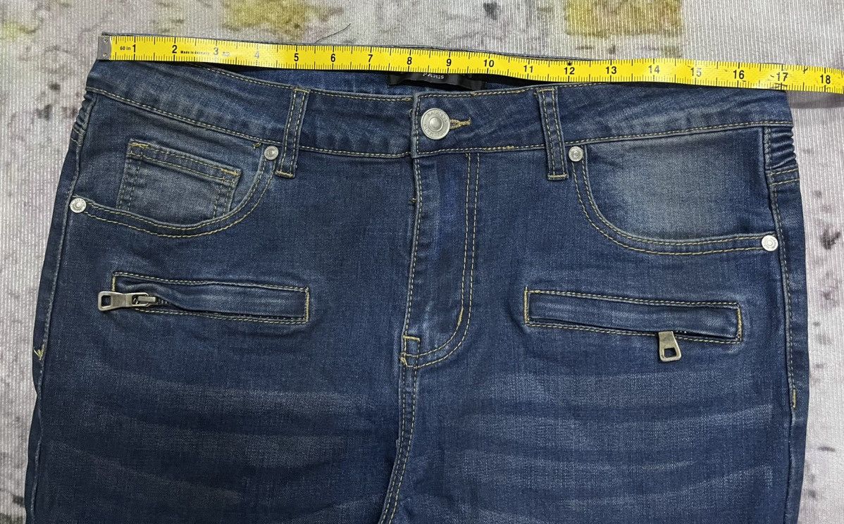 Balmain × Pierre Balmain Pierre Balmain Disstressed Denim Jeans Skinny Size US 34 / EU 50 - 15 Thumbnail