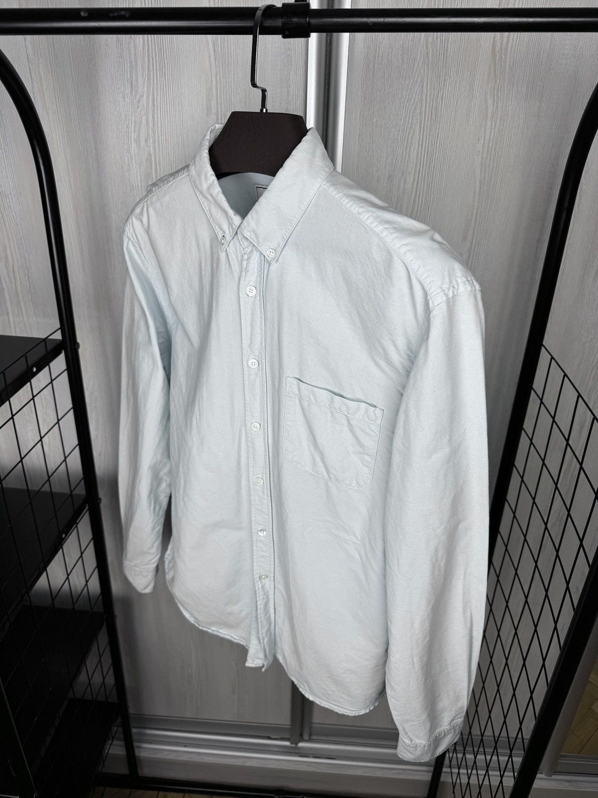 Portuguese Flannel Portuguese Flannel Master Craftsman light blue cotton shirt Size US L / EU 52-54 / 3 - 6 Thumbnail