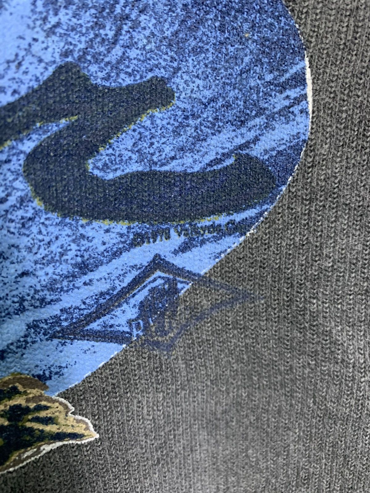 Vintage Vintage BEAR SURF 🏄 FLOWER WAVE SURF Graphic Sweatshirt Size US L / EU 52-54 / 3 - 5 Thumbnail