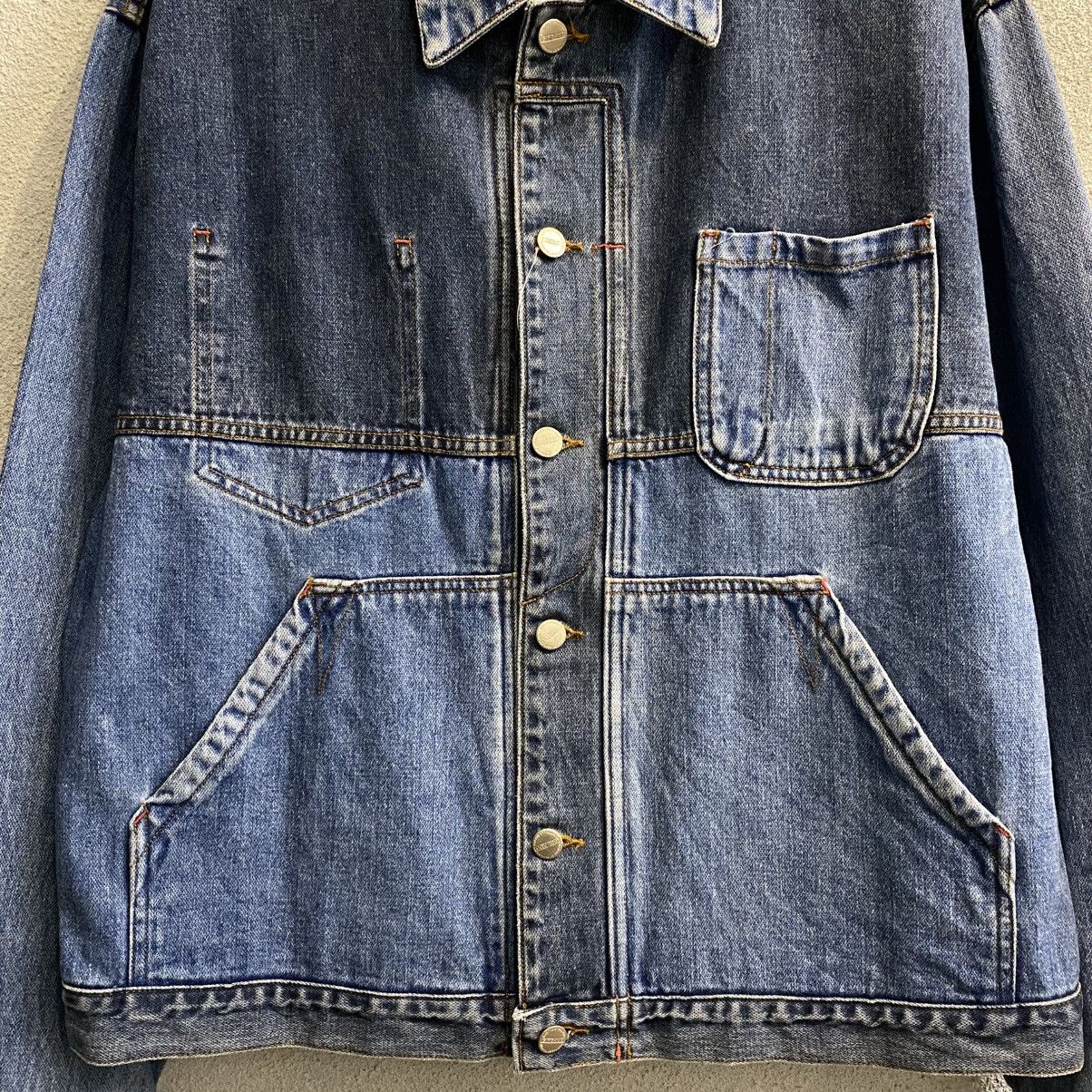 Marithe + Francois Girbaud Marithe et Francois Girbaud Denim Jacket Size US L / EU 52-54 / 3 - 3 Thumbnail