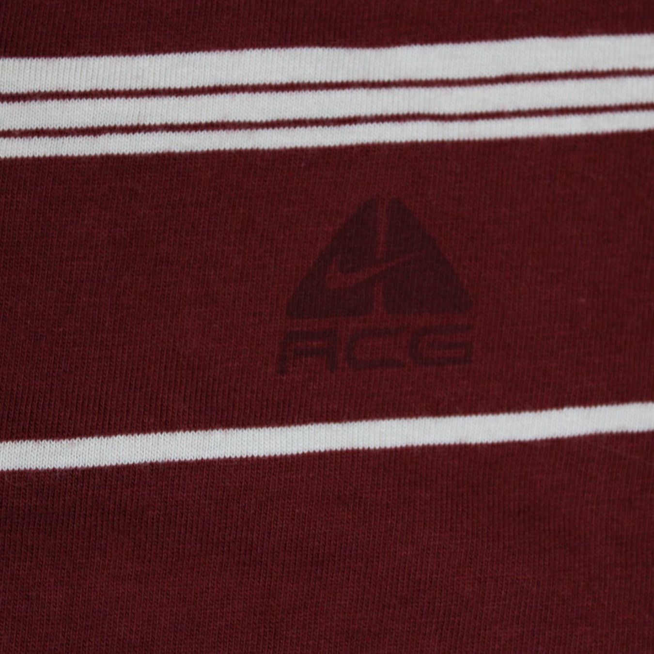 Nike ACG Nike ACG Ridge Stripe Polo Shirt Mens XL Red Barn Organic Cotton S/S SPF 30+ Polo Nike Golf Dri-Fit Reg Fit Size US XL / EU 56 / 4 - 6 Thumbnail