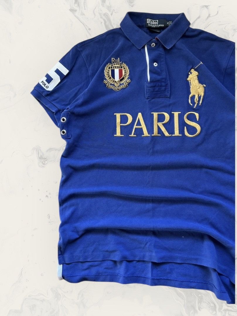 Vintage Y2K Polo Ralph Lauren Paris Chief Keef Style Polo