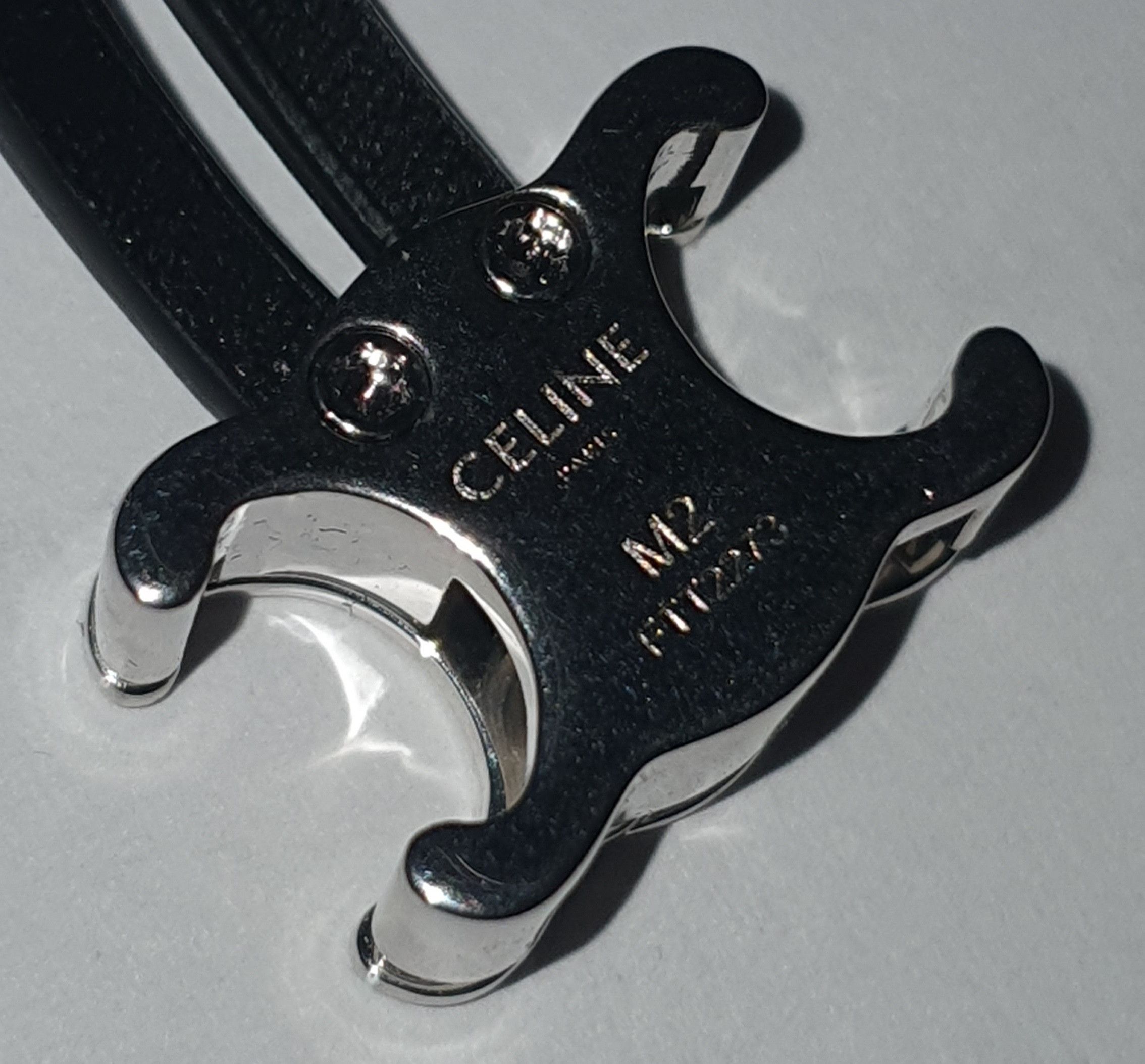 Celine CELINE Triomphe Stud Bracelet / Black Size ONE SIZE - 6 Thumbnail