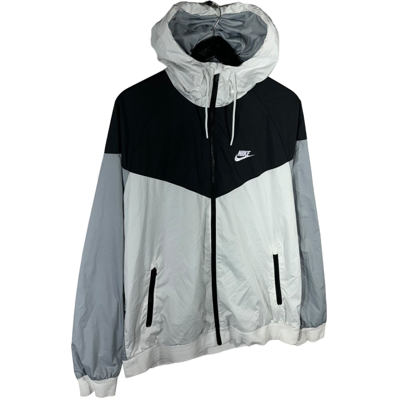 Nike Nike Full Zip Hooded Light Jacket Size US L / EU 52-54 / 3 - 4 Thumbnail