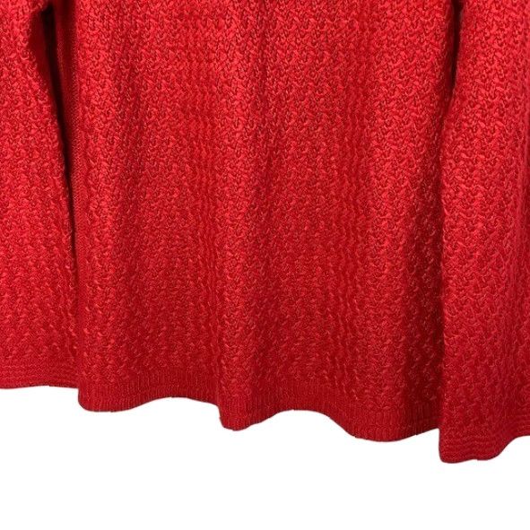 Jones New York VINTAGE Jones New York Red Knit Pullover Sweater Size PL Petite Large Holiday Christmas Womens Size L / US 10 / IT 46 - 7 Thumbnail
