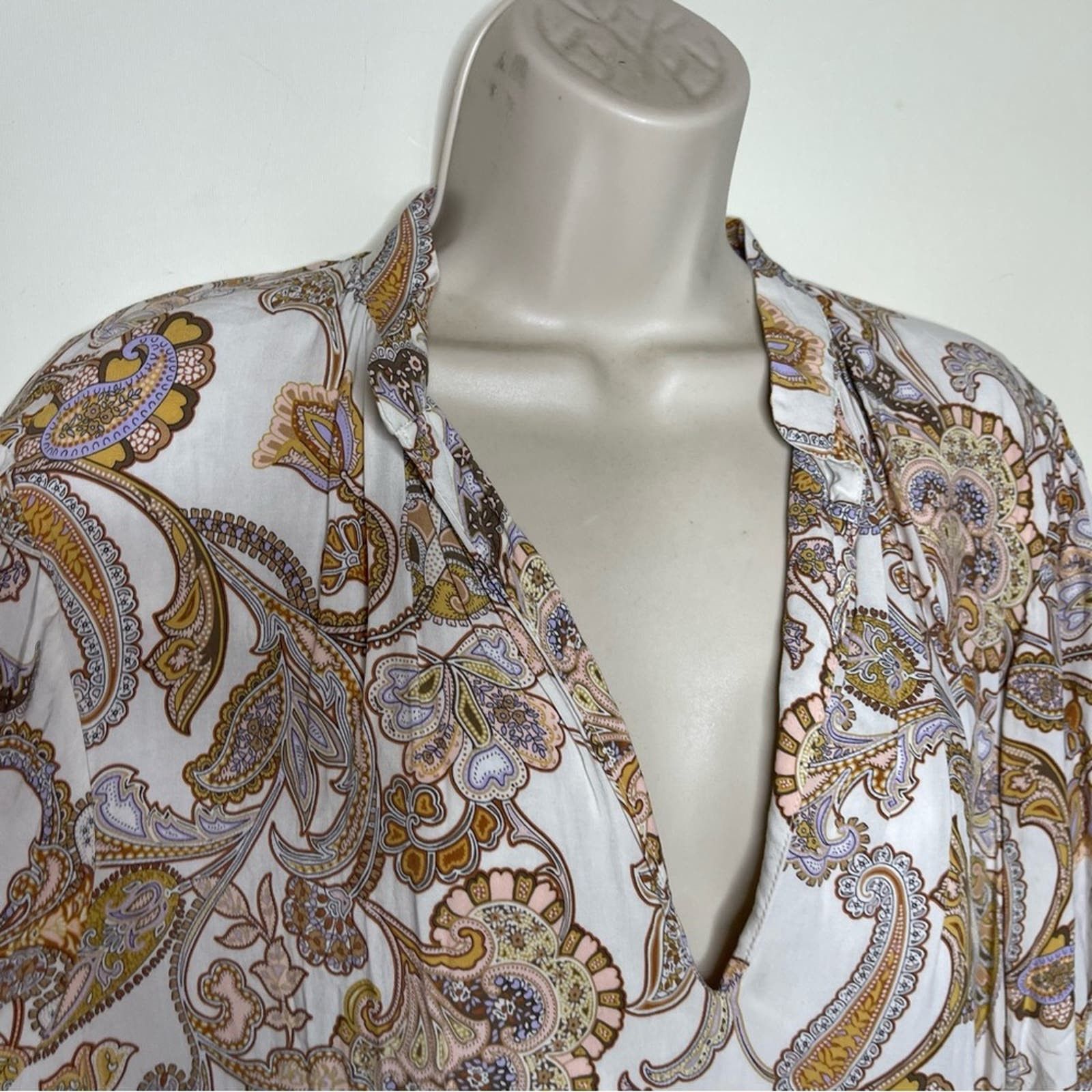 Other OWL Marrakech Clarisse 100% viscose maxi paisley dress US M Size M / US 6-8 / IT 42-44 - 7 Thumbnail