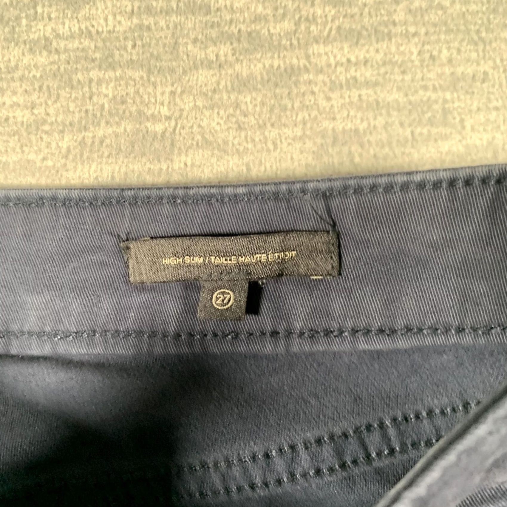 Dockers Dockers Jeans Womens 27 Navy High Slim High Rise Tapered Stretch Denim Size 27" / US 4 / IT 40 - 6 Thumbnail