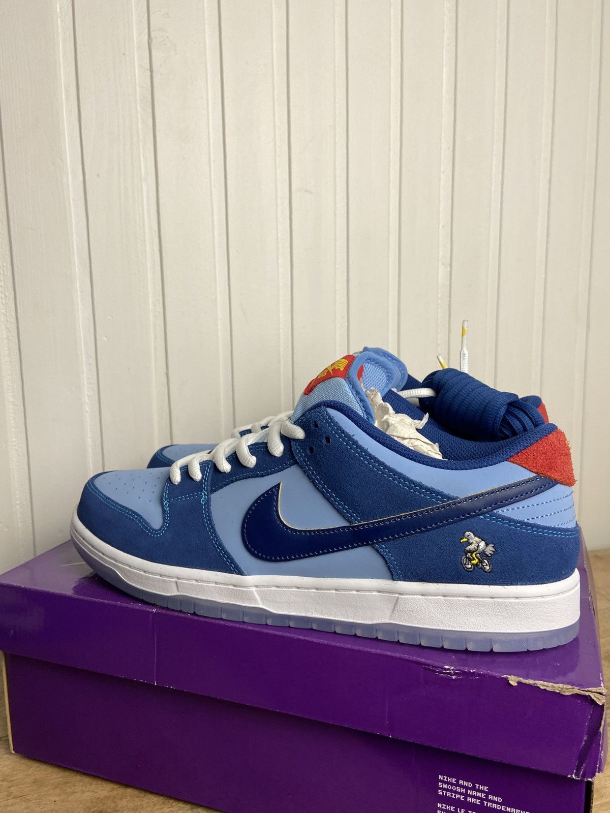 Nike New Nike SB Dunk Low Pro "Why So Sad?" Size 11,5US Size US 11.5 / EU 44-45 - 7 Thumbnail