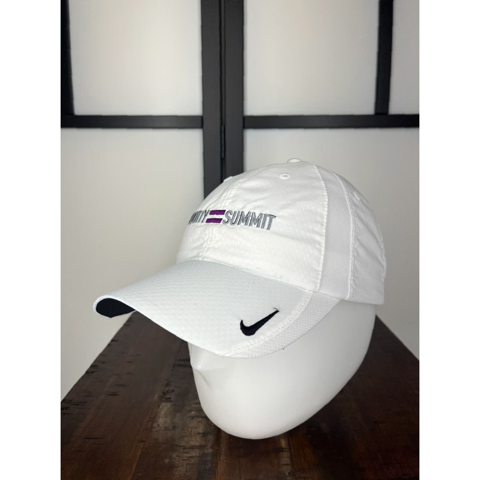 Nike Nike Heritage86 Poly Golf Hat Cap Adjustable One Size White - Unisex Adults Mens Womens Golf Hat Cap Size ONE SIZE - 4 Thumbnail