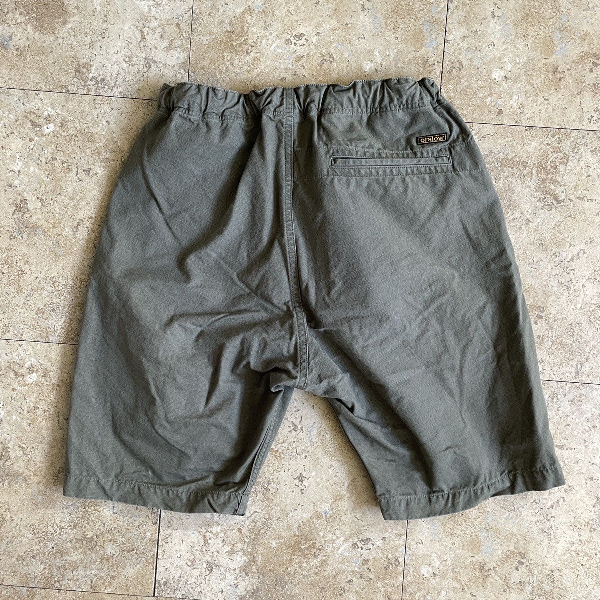 Orslow Orslow New Yorker Straight-Leg Ripstop Cotton Shorts Size US 29 - 2 Thumbnail