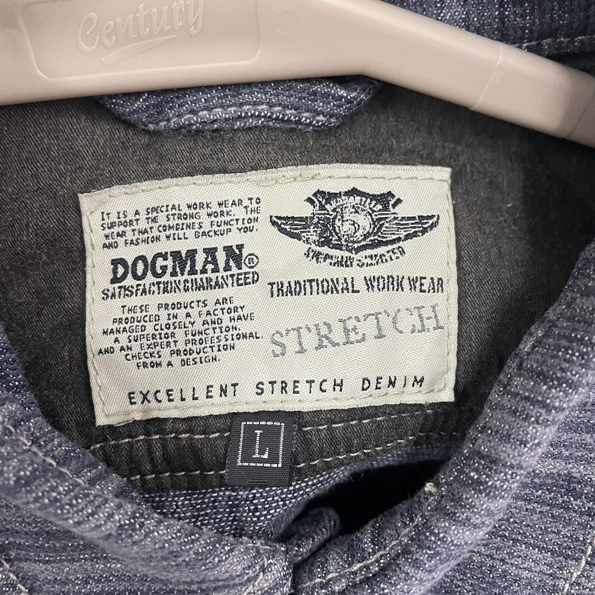 Japanese Brand × Vintage 🔥🇯🇵Dogman Stripes Hickory Styles Denim Chore Jacket Size US S / EU 44-46 / 1 - 8 Thumbnail