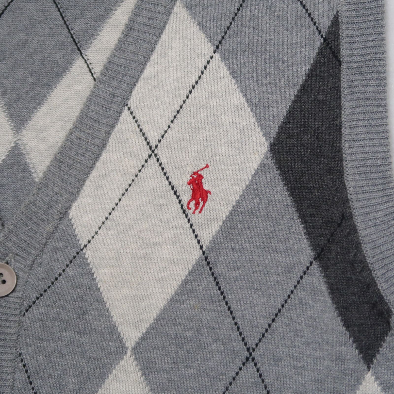 Polo Ralph Lauren VTG POLO RRL RALPH LAUREN ARGYLE RED HORSE Size US S / EU 44-46 / 1 - 5 Thumbnail