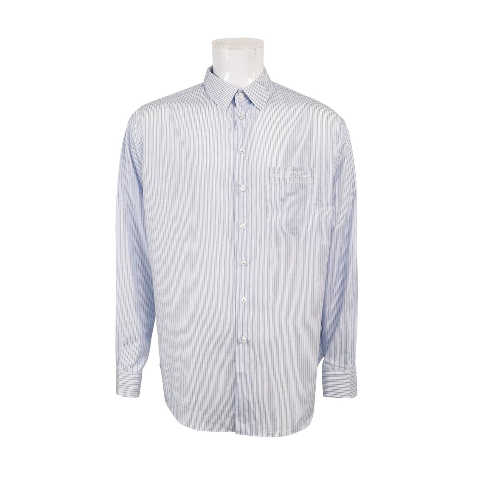 Dior Dior Striped Cotton Shirt US L Size US L / EU 52-54 / 3 - 1 Thumbnail