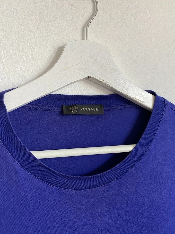 Versace Versace Big Logo T-shirt Crew Neck Sz L Size US L / EU 52-54 / 3 - 4 Thumbnail