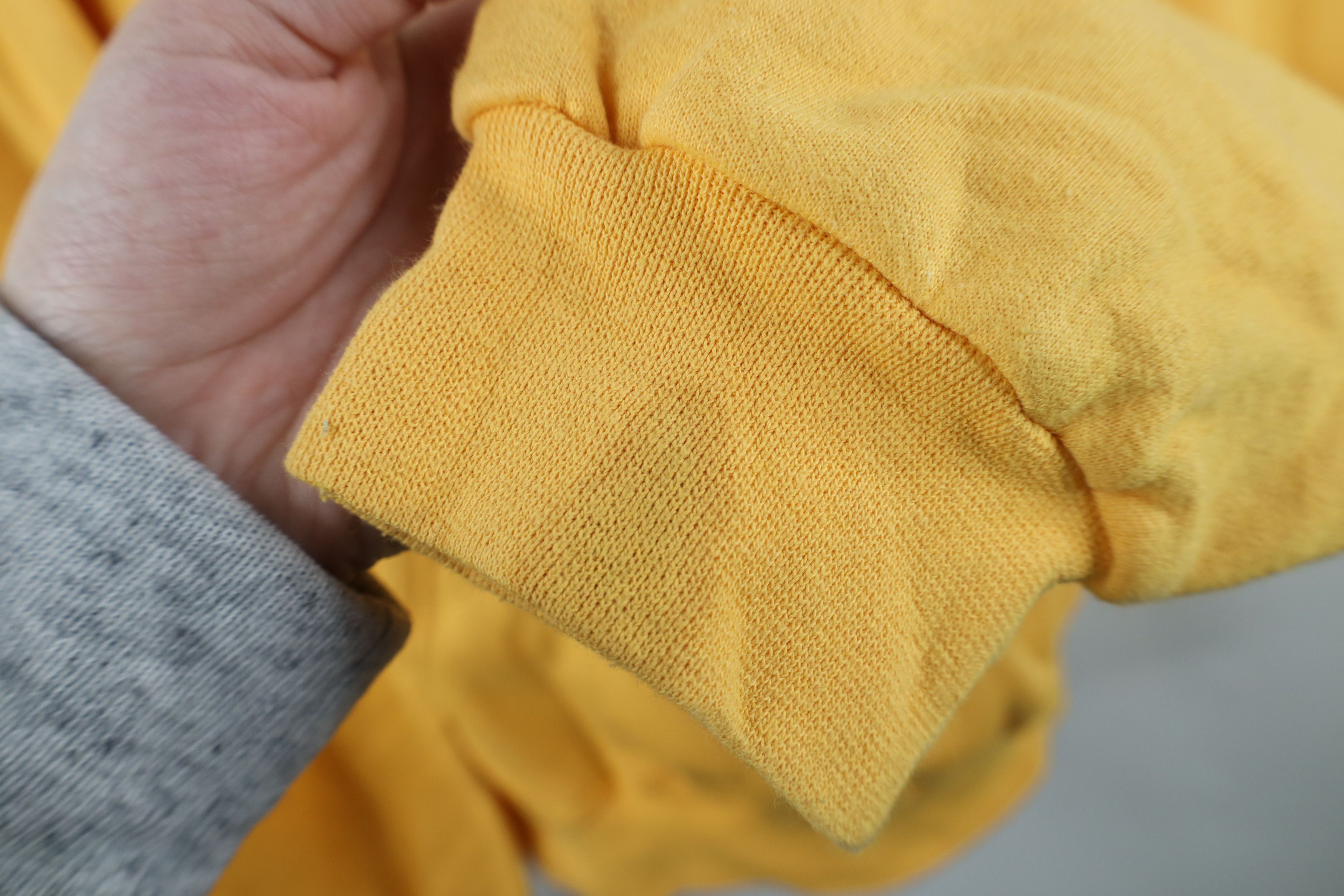 Champion Vintage 90s Champion Overdye Hoodie Sweatshirt Yellow Size US L / EU 52-54 / 3 - 6 Thumbnail