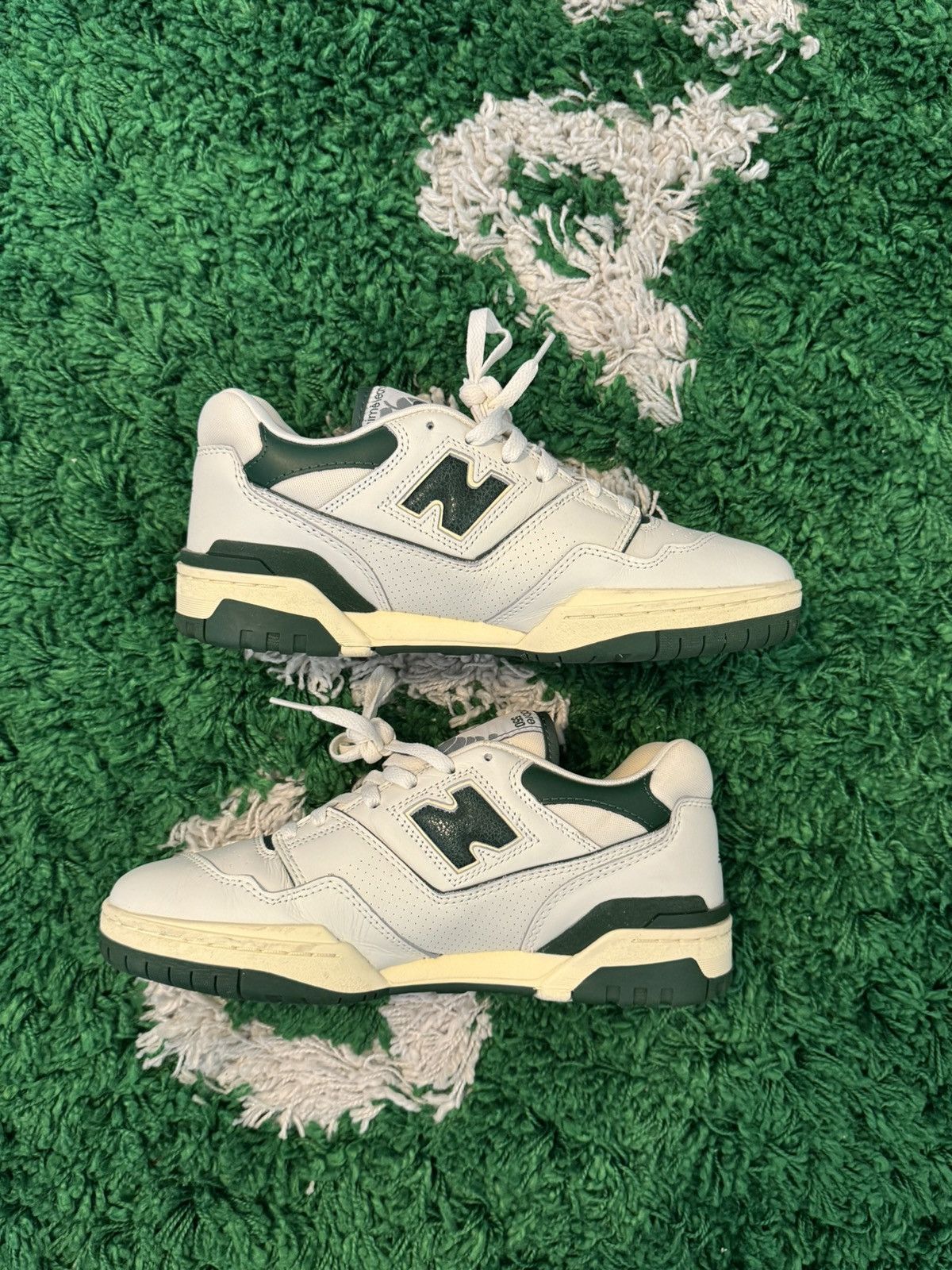Aime Leon Dore × New Balance New Balance 550 Aime Leon Dore white green Size US 9 / EU 42 - 2 Thumbnail