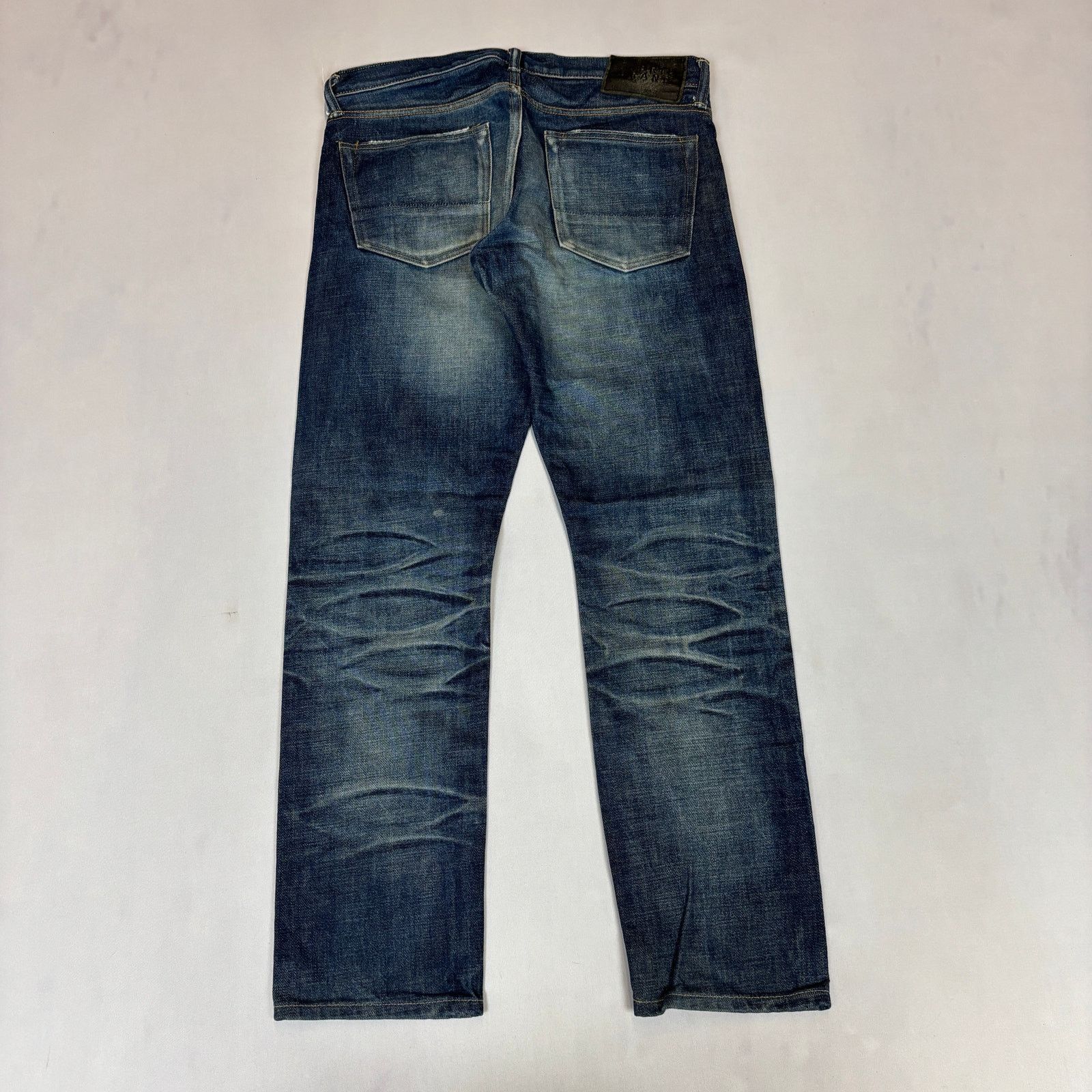 Fabric Brand & Co. Fabric Brand & Co Selvedge Denim Straight Leg Jeans 31x29 Size US 31 - 3 Thumbnail