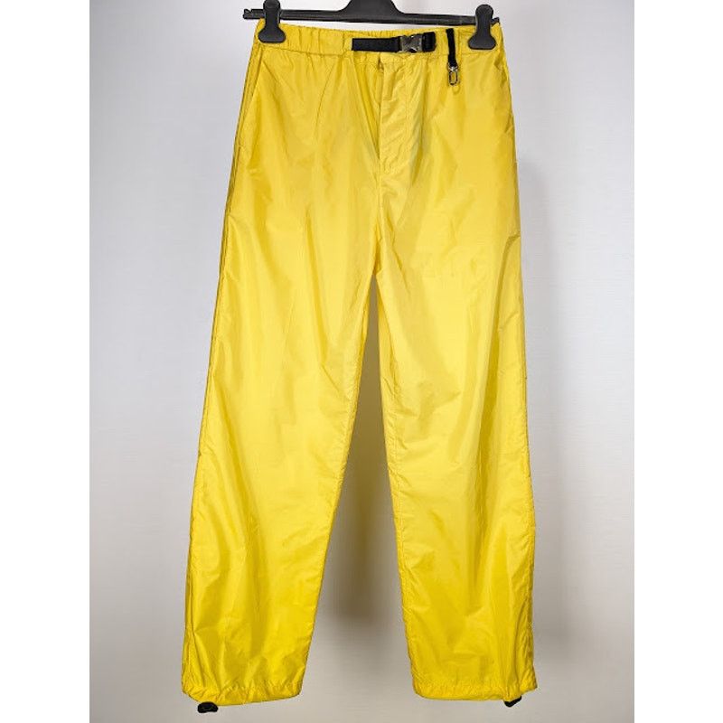 Prada o1rshd1 Re-Nylon Piuma Trousers in Yellow Size US 30 / EU 46 - 4 Thumbnail