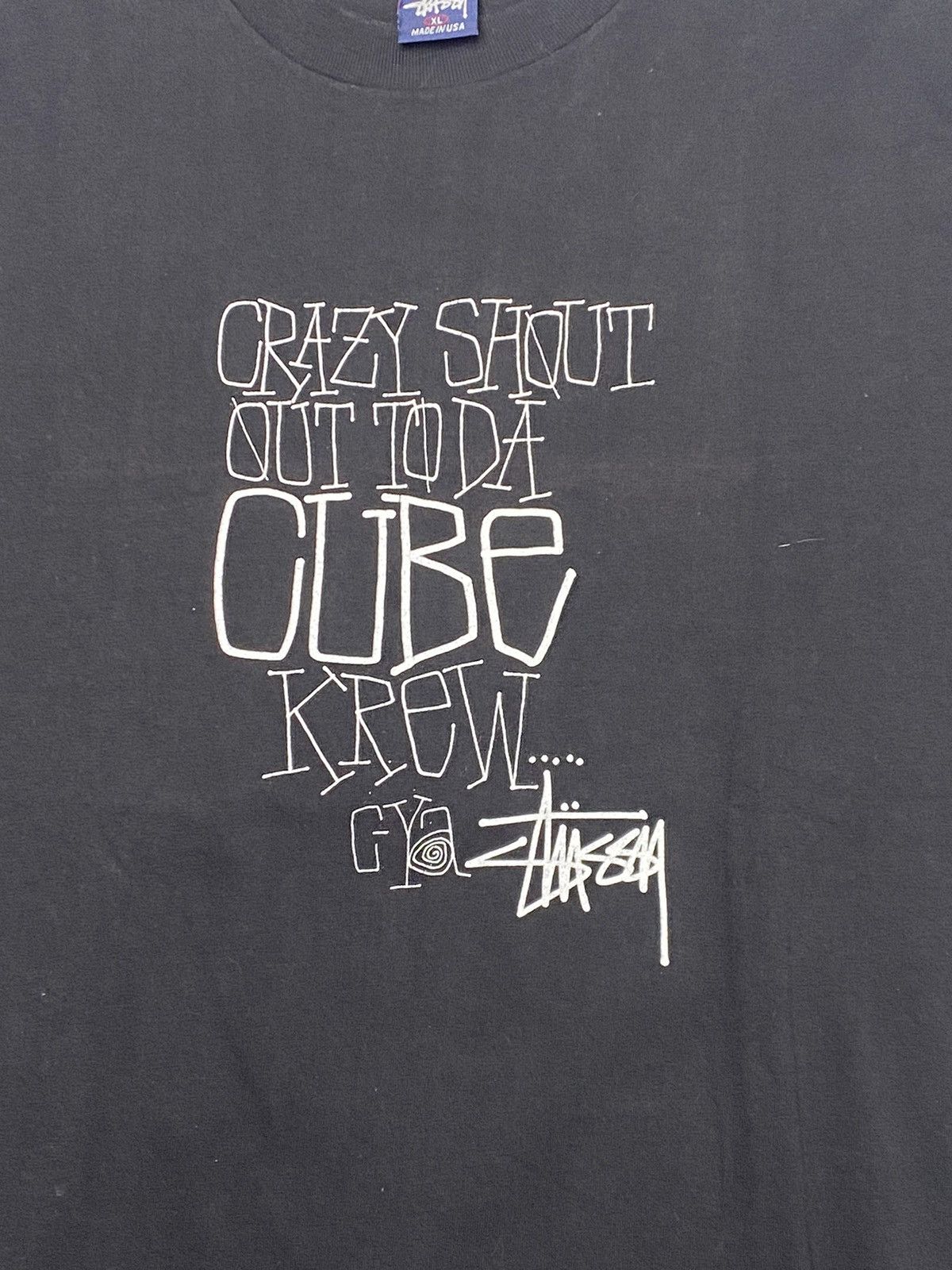 Stussy 👕 RARE Stüssy x Slam Jam x Cube T-shirt,worn a few times new Size US XL / EU 56 / 4 - 2 Thumbnail