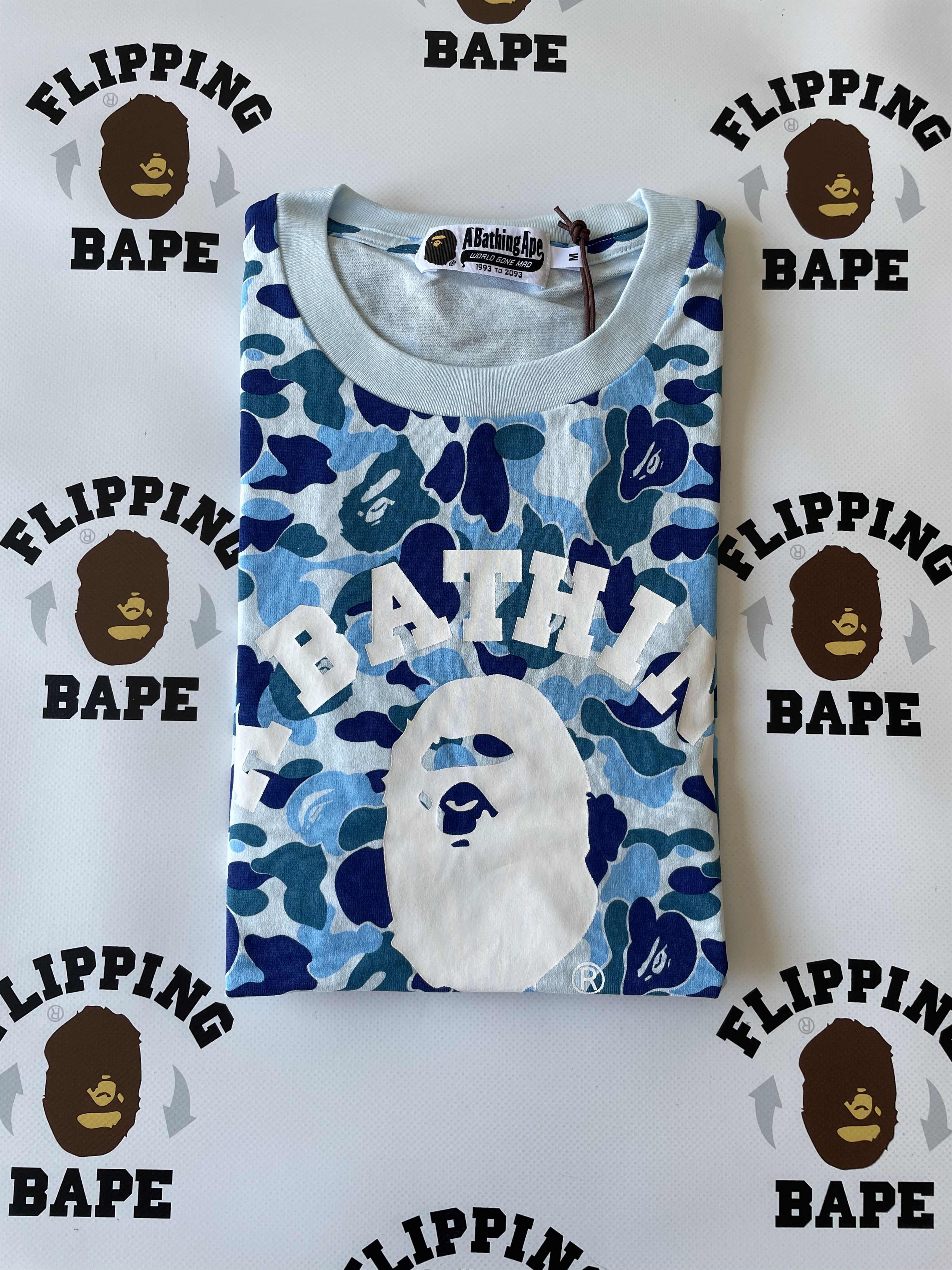 Bape BAPE ABC CAMO COLLEGE TEE Size US M / EU 48-50 / 2 - 4 Thumbnail
