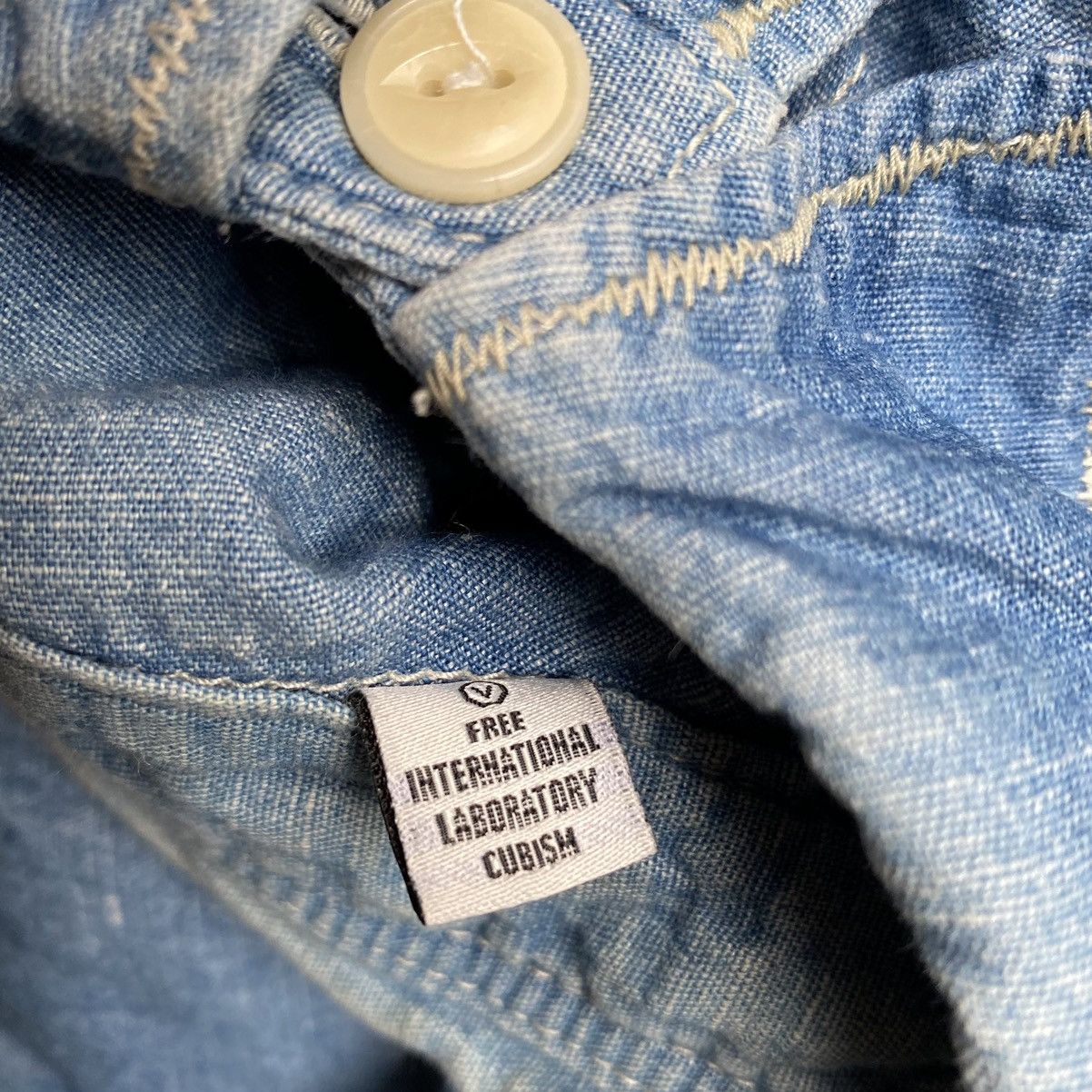Visvim Visvim SS13 Deadwood Chambray Shirt Size US S / EU 44-46 / 1 - 8 Thumbnail