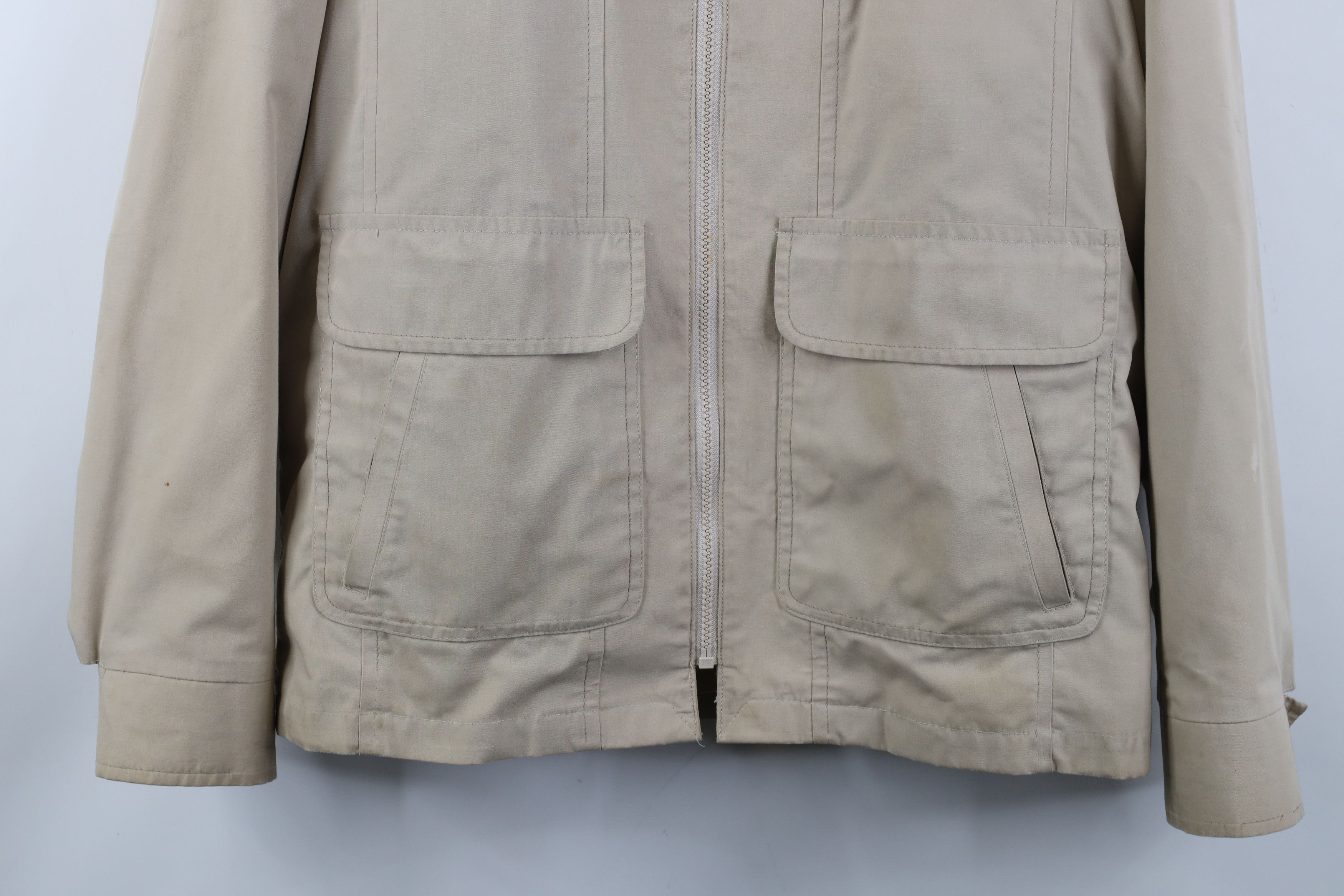 Vintage Vintage 70s Streetwear Side Buckle Back Bomber Jacket USA Size US XXL / EU 58 / 5 - 3 Thumbnail
