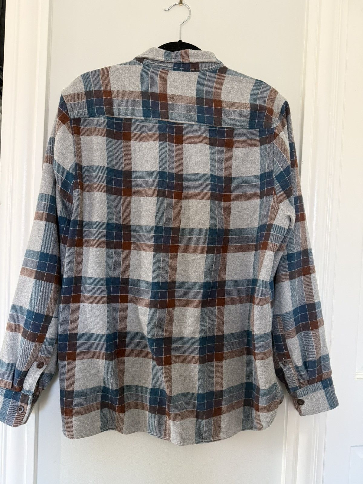 Madewell Madewell Plaid Flannel Shirt Grey Blue Rust Workwear Size US M / EU 48-50 / 2 - 3 Thumbnail