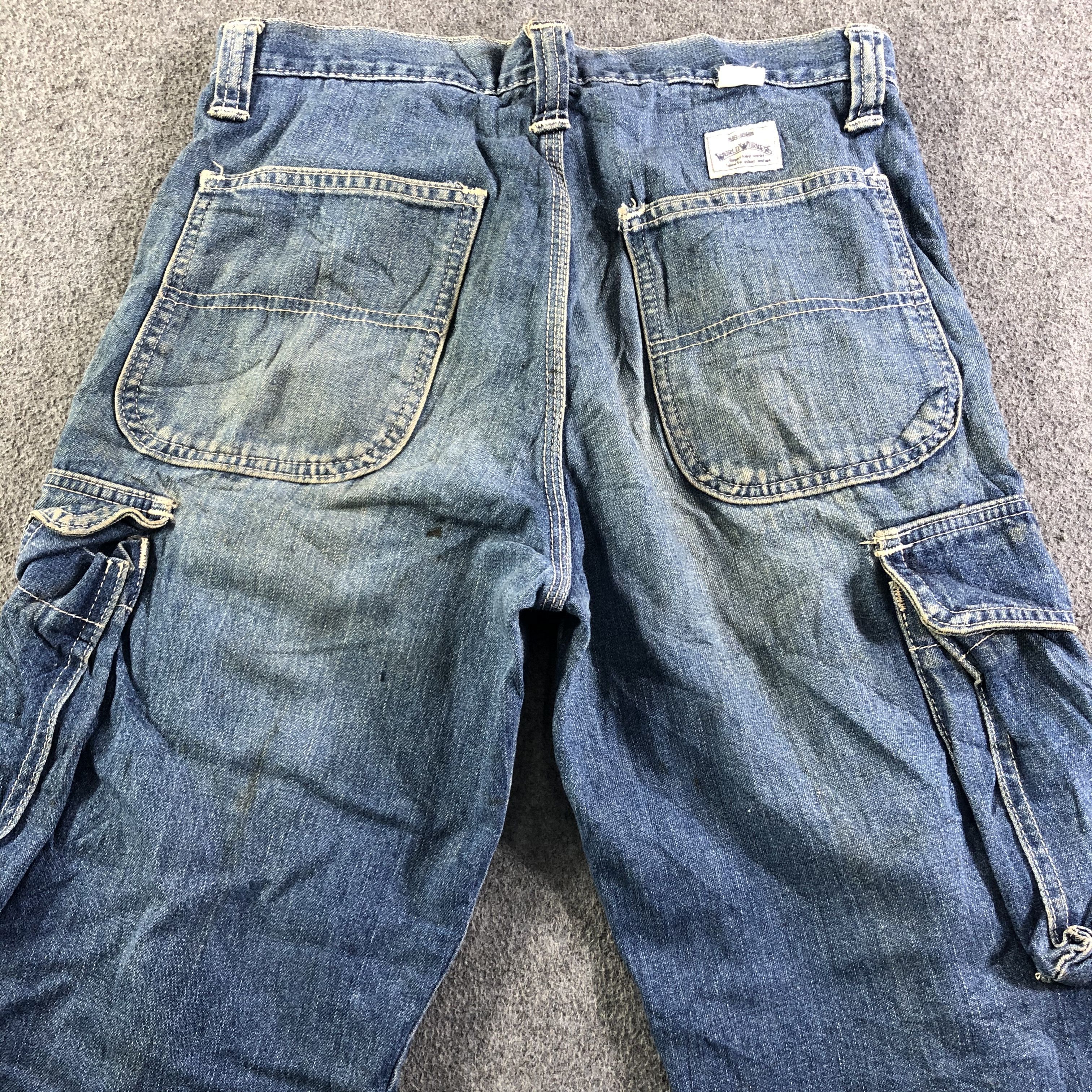 Big John Vintage Blue Wash Big John Jeans-J3889 Size US 29 - 4 Thumbnail