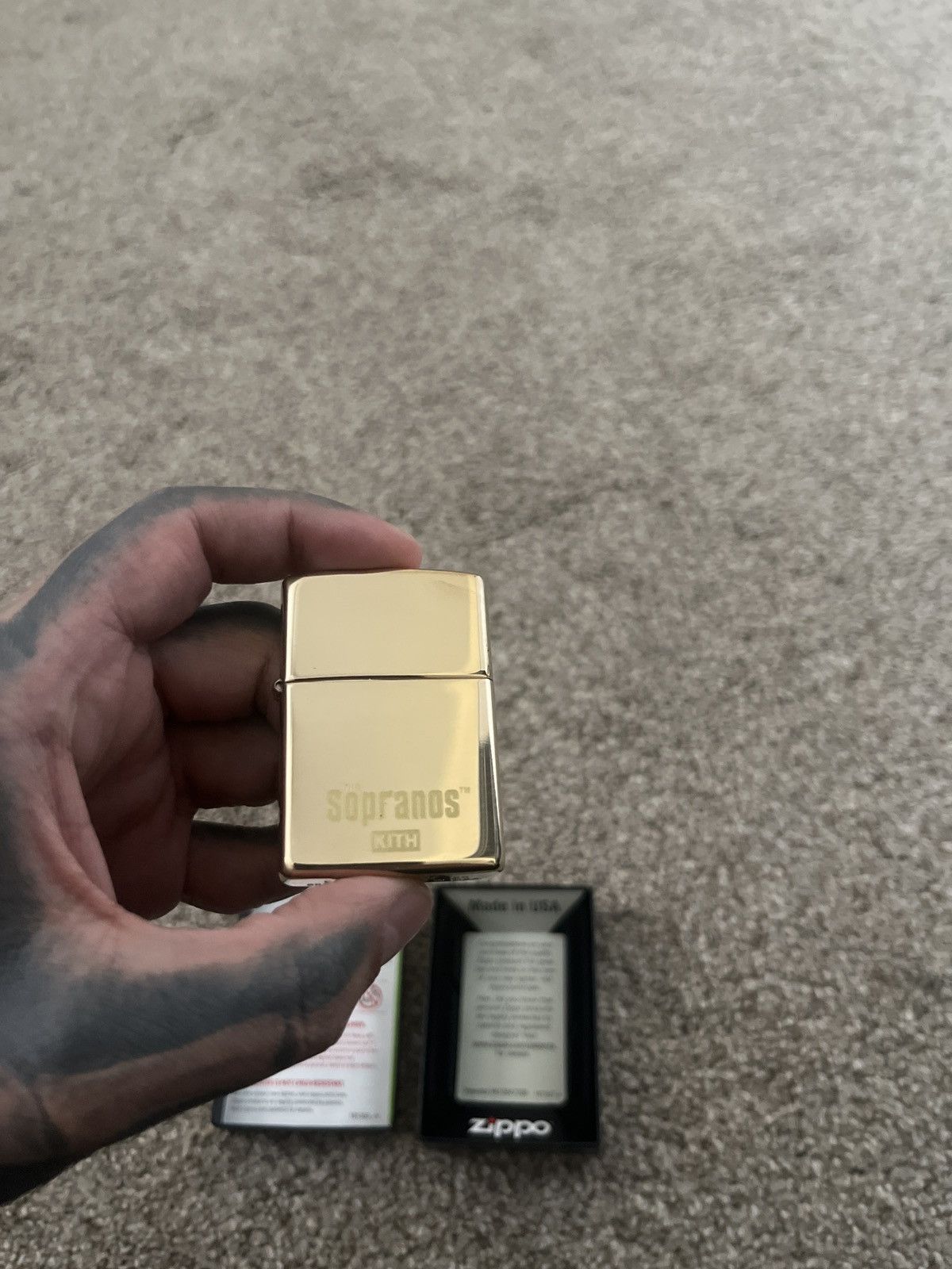 Kith Kith X Sopranos Zippo Lighter Size ONE SIZE - 4 Thumbnail
