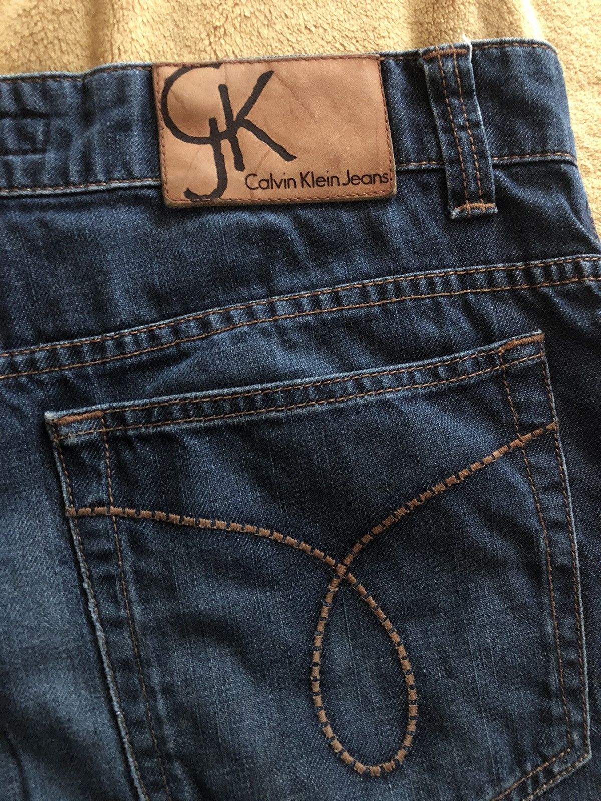 Calvin Klein CALVIN KLEIN JEANS VINTAGE SLIM FIT DENIM PANTS Size US 32 / EU 48 - 2 Thumbnail