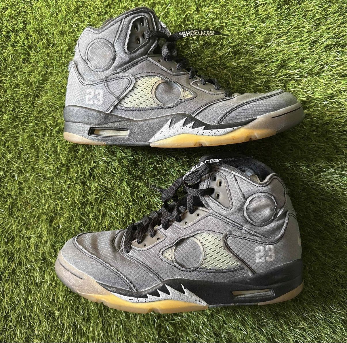 Jordan Brand × Off-White Off-White x Air Jordon 5 Retro SP ‘Muslin’ Size US 8.5 / EU 41-42 - 1 Thumbnail