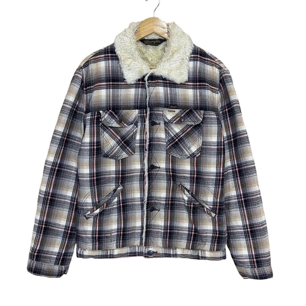 Vintage × Wrangler Vintage 90s Wrangler Western Wear Button Jacket Size US M / EU 48-50 / 2 - 1 Thumbnail