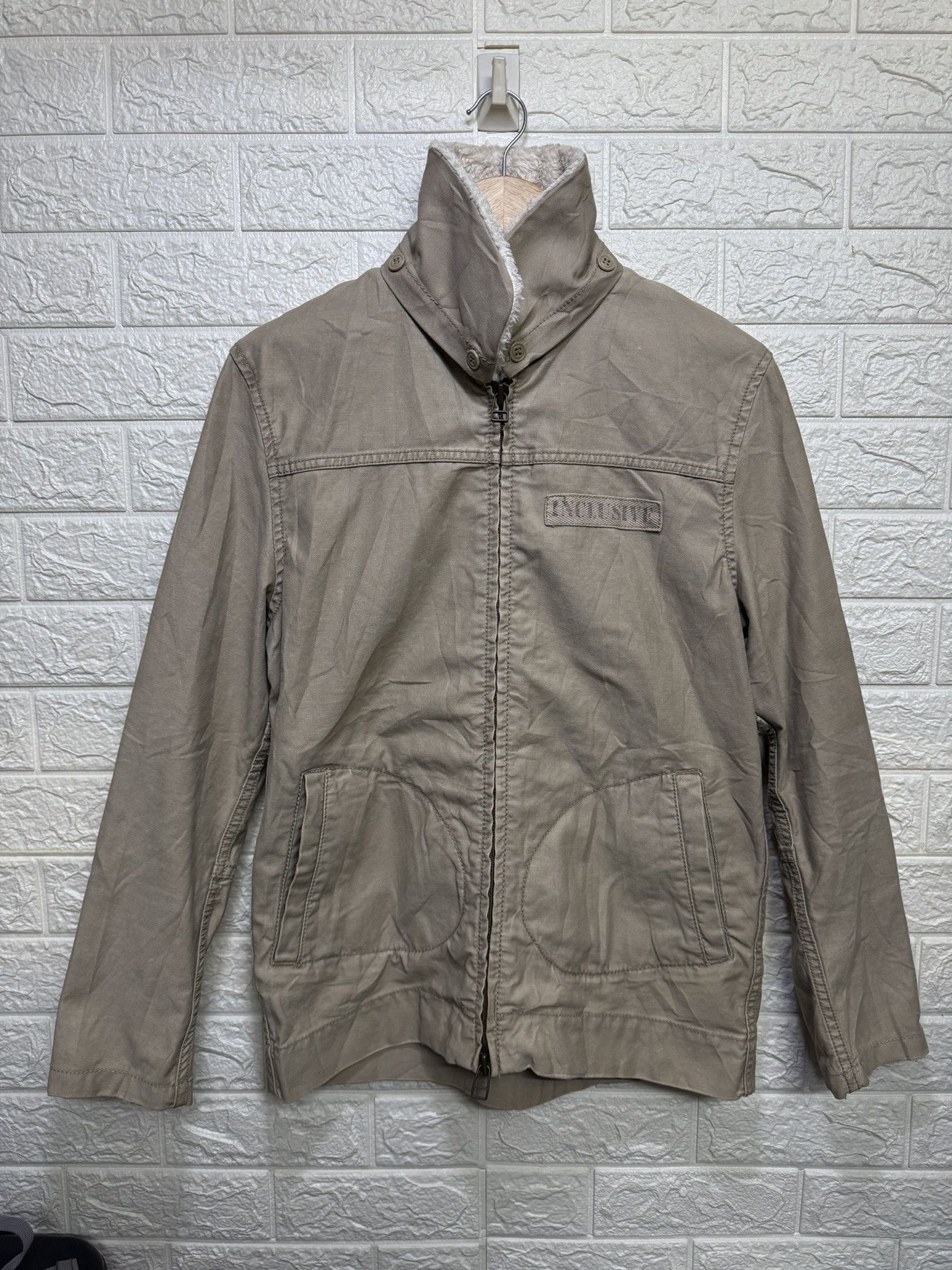 Beams Military Zipper Jacket
