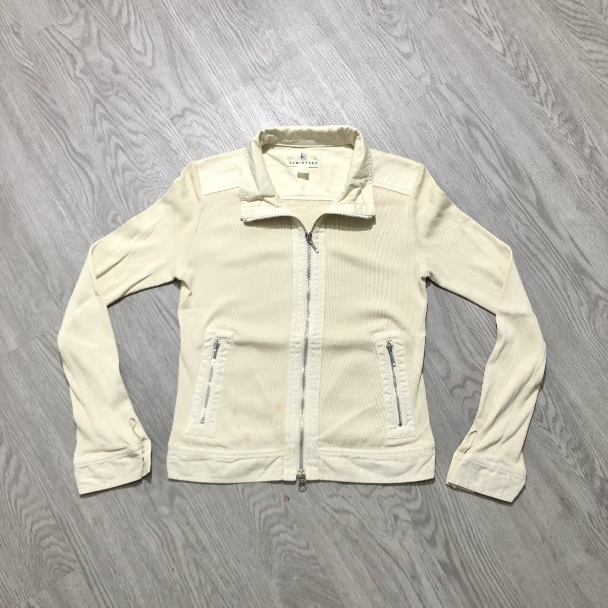 Beauty Beast 2000s Kumikyoku Corduroy Jacket Beauty Beast Beige Size US XS / EU 42 / 0 - 1 Thumbnail