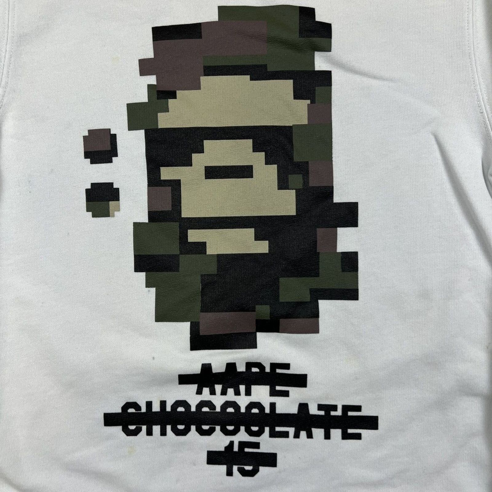Aape × CHOCOOLATE AAPE x Chocolate Sweatshirt Pixel Ape Head Pullover Crew Size US S / EU 44-46 / 1 - 2 Thumbnail