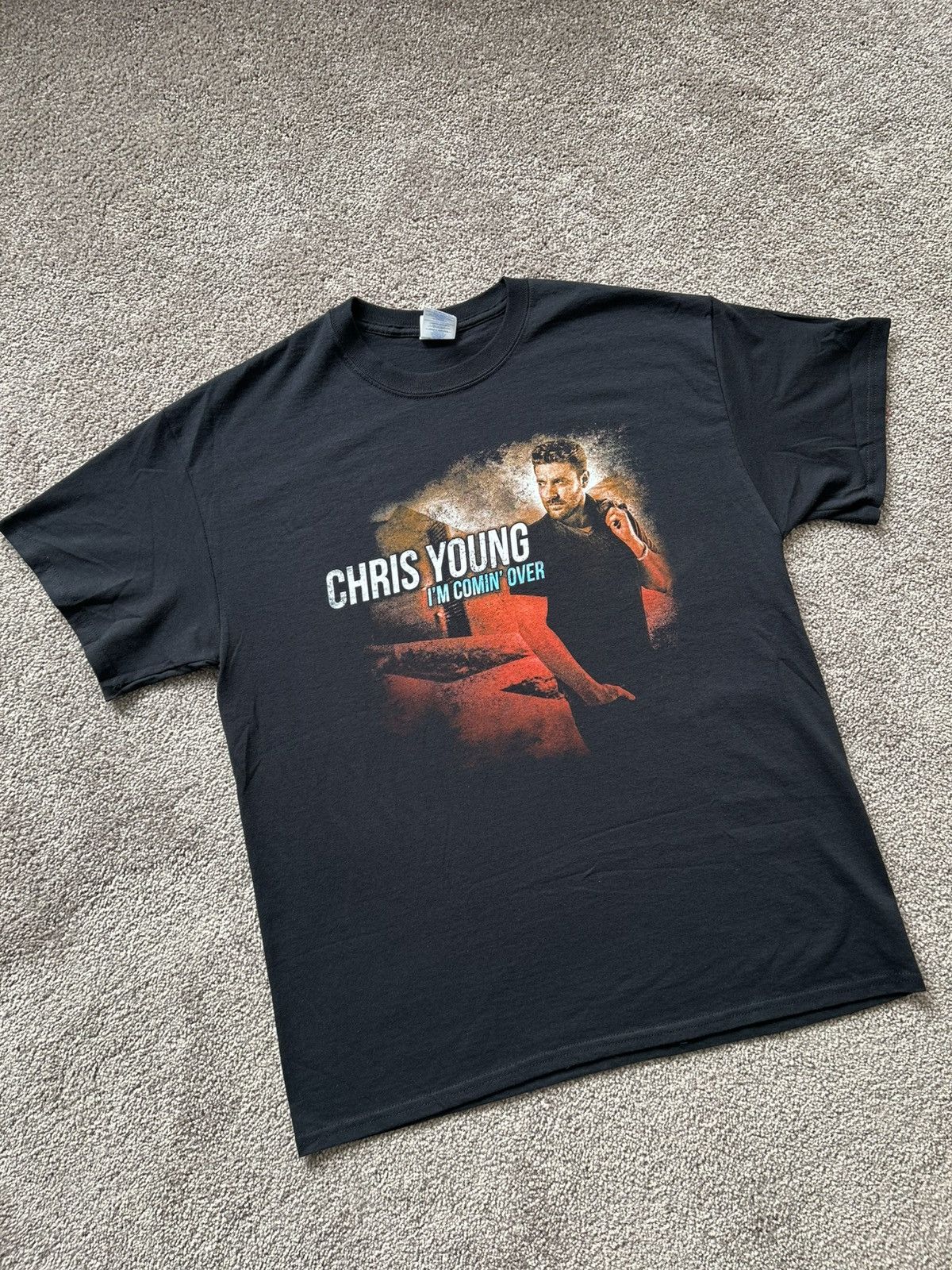 Band Tees × Vintage 2016 Chris Young Im Coming Over Tour Tee Size US L / EU 52-54 / 3 - 1 Thumbnail