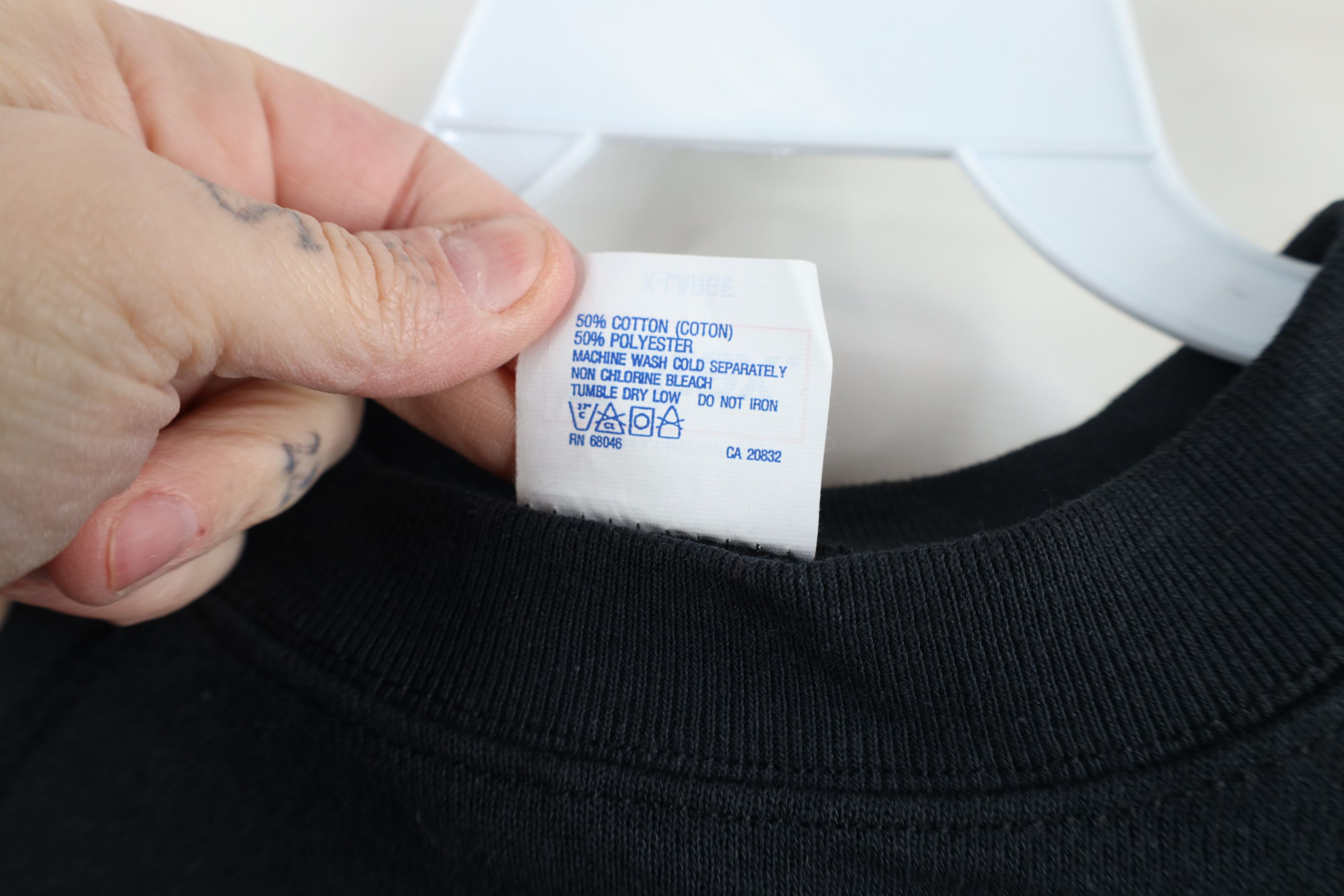 Vintage Vintage 80 90s Streetwear Crewneck Sweatshirt Black USA Size US XL / EU 56 / 4 - 6 Thumbnail