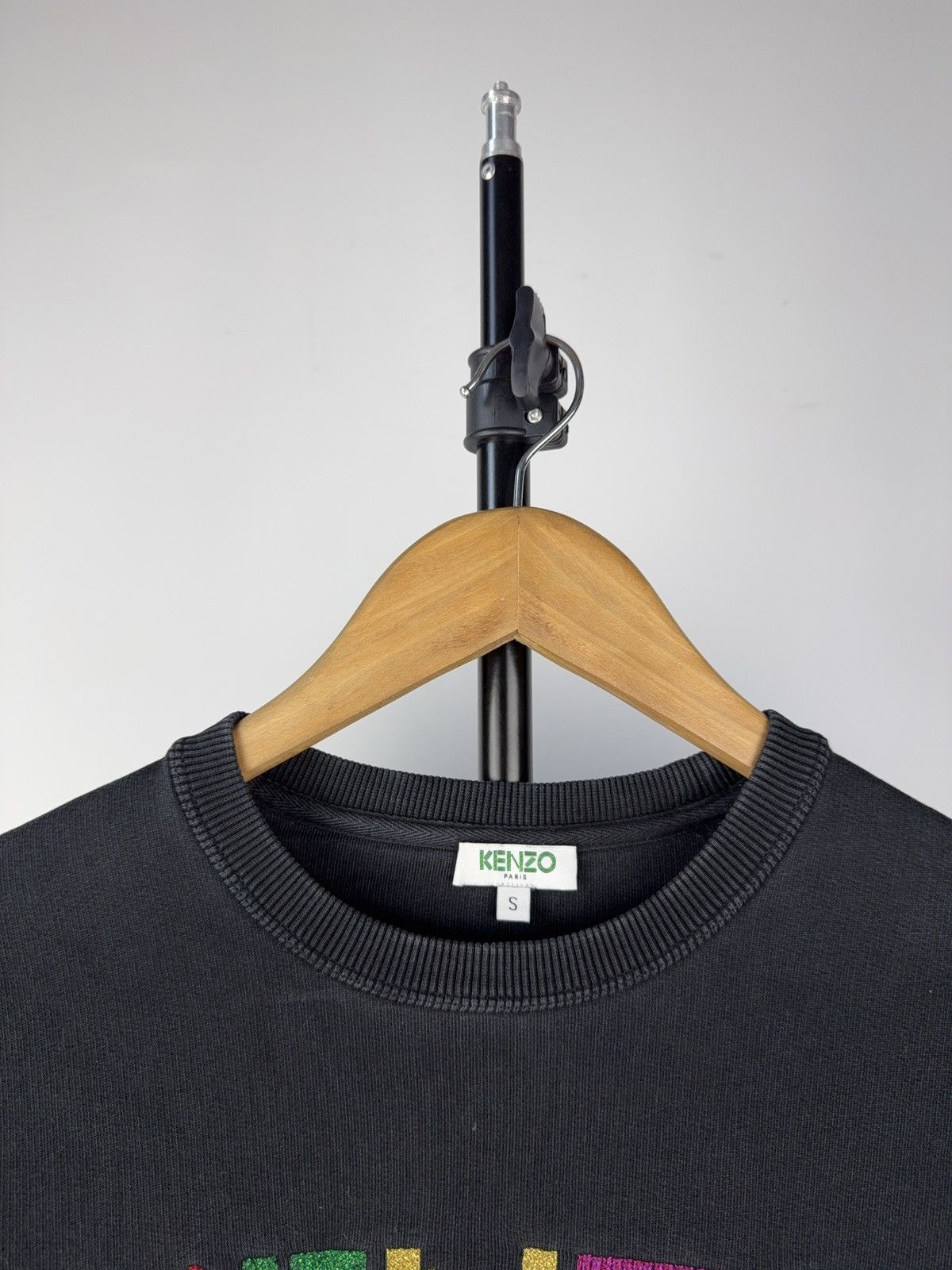 Kenzo Vintage 00s Faded Kenzo Big Logo Luxury Designer sweatshirt Size US S / EU 44-46 / 1 - 3 Thumbnail