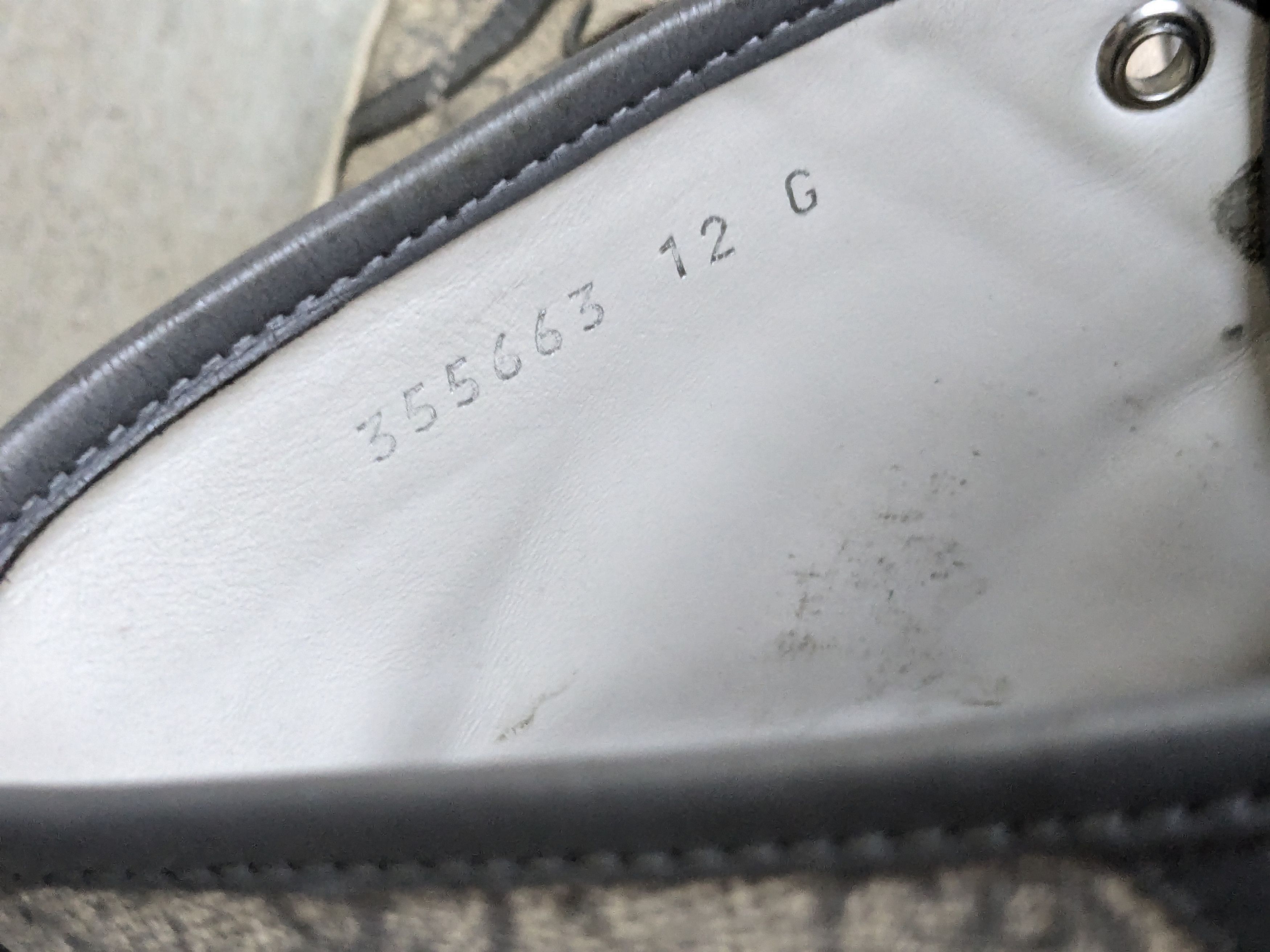 Gucci Gucci Monogram Sneakers 12.5 Canvas Gray White High Size US 12.5 / EU 45-46 - 8 Thumbnail