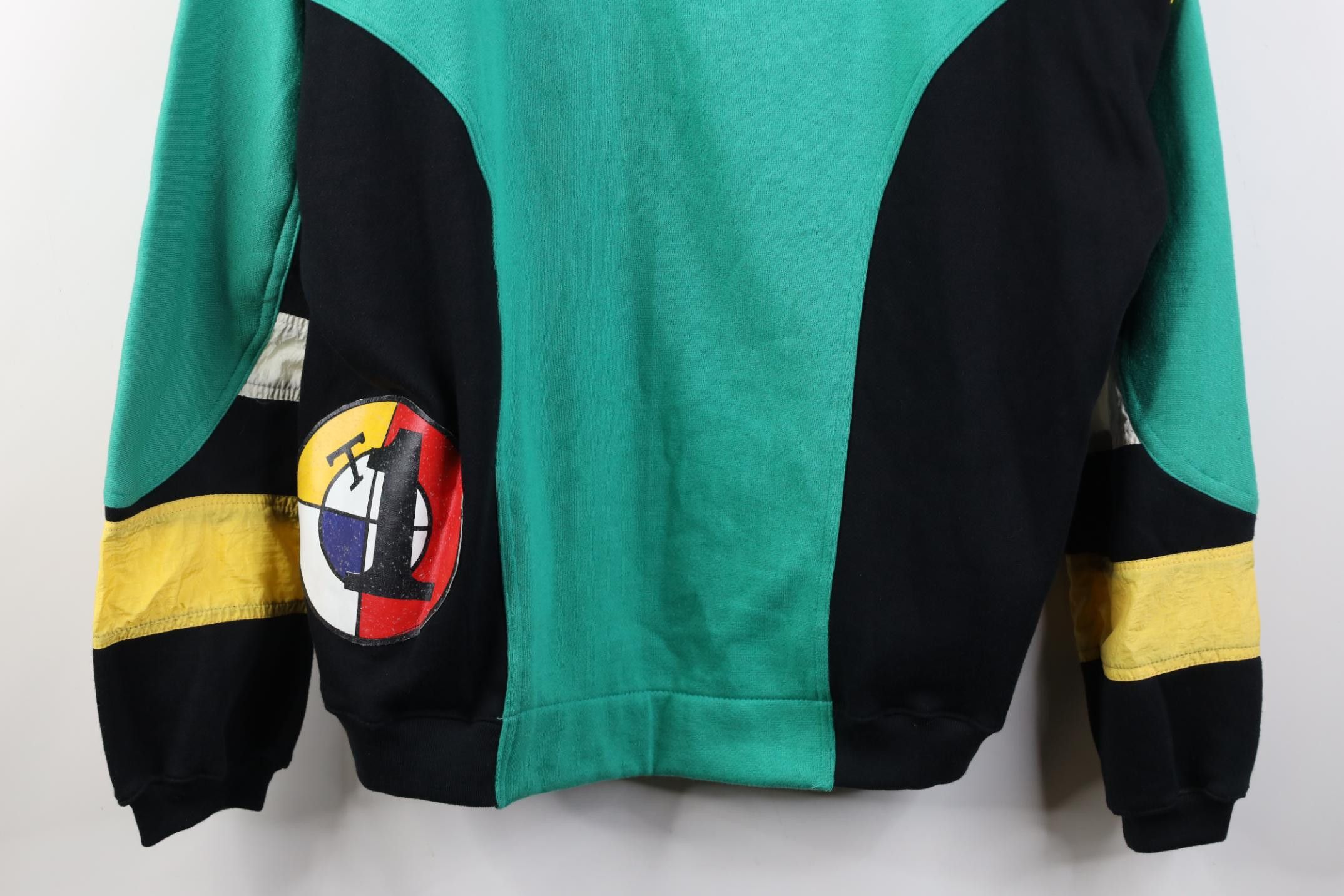 Vintage Deadstock Vintage 90s Streetwear Block Bullseye Sweatshirt Size US L / EU 52-54 / 3 - 3 Thumbnail