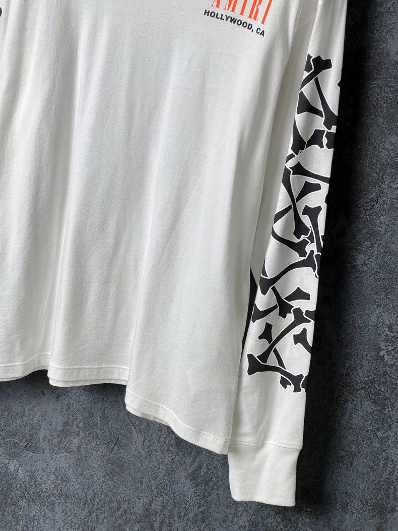 Amiri Amiri White cotton long-sleeved T-shirt Size US M / EU 48-50 / 2 - 4 Thumbnail
