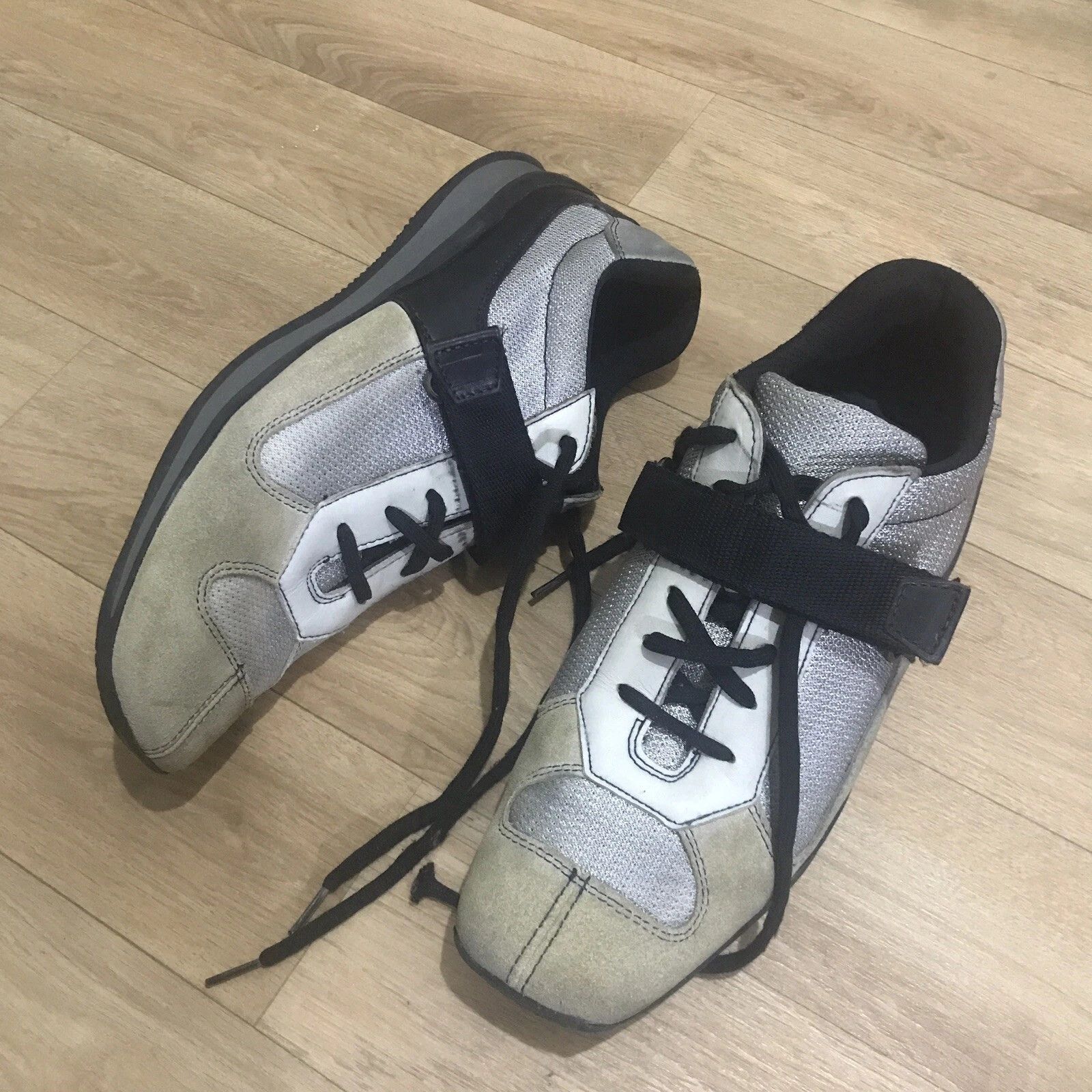 Prada Prada America's Cup Sneakers Leather Suede Low Top Mens GRAY Size US 9 / EU 42 - 1 Thumbnail
