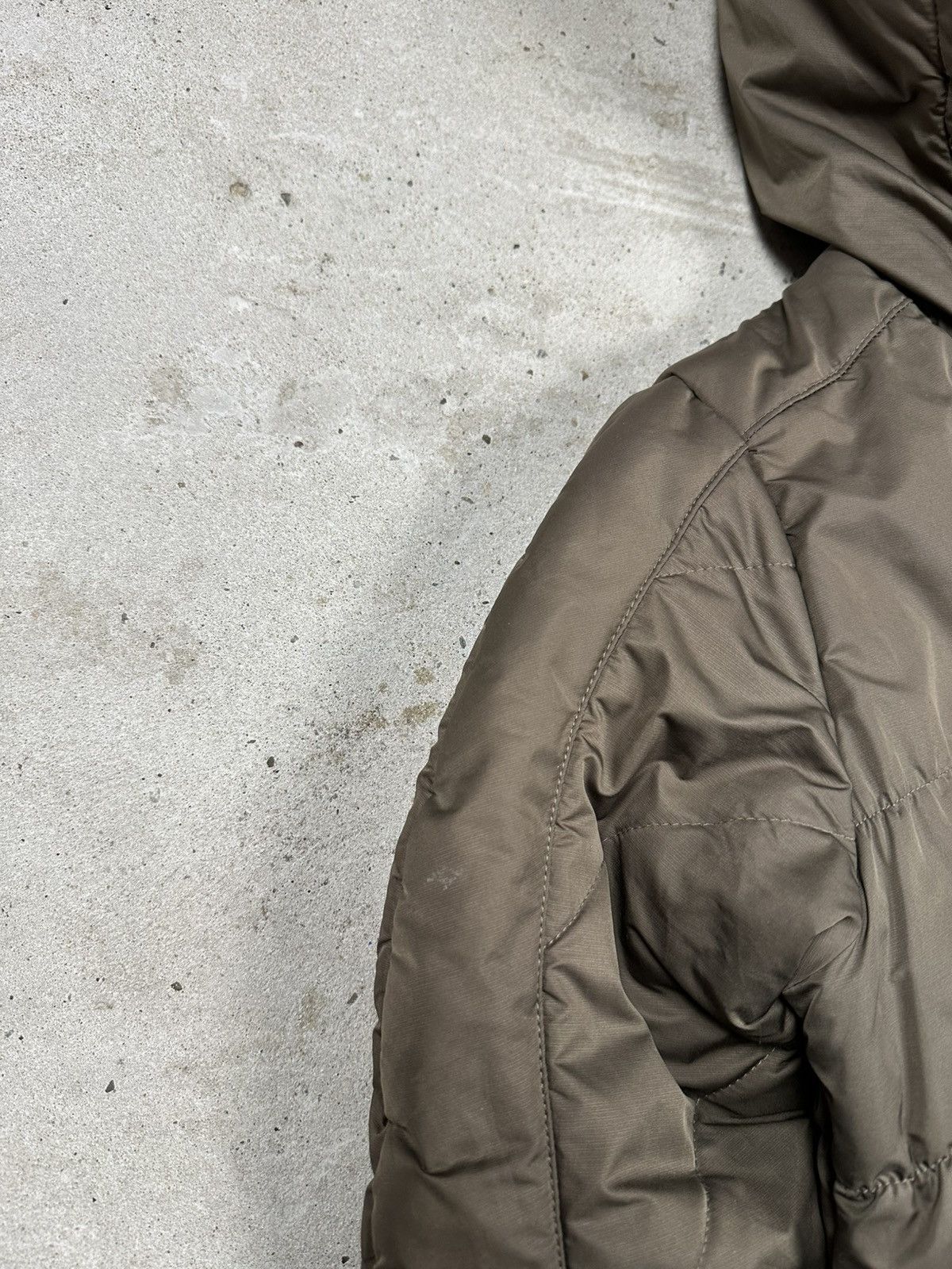 Adidas × Vintage Vintage Y2K Brown Adidas Hooded Bomber Jacket Utility Size US S / EU 44-46 / 1 - 7 Thumbnail