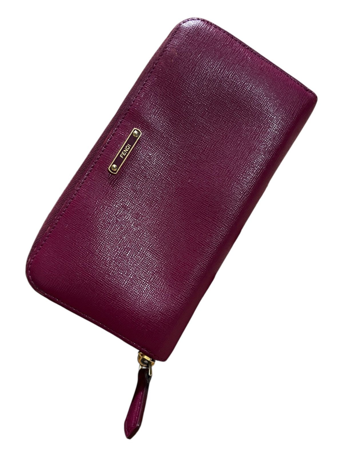 Fendi Fendi Vitello Elite Calfskin Leather Zip Around Long Wallets Size ONE SIZE - 4 Thumbnail