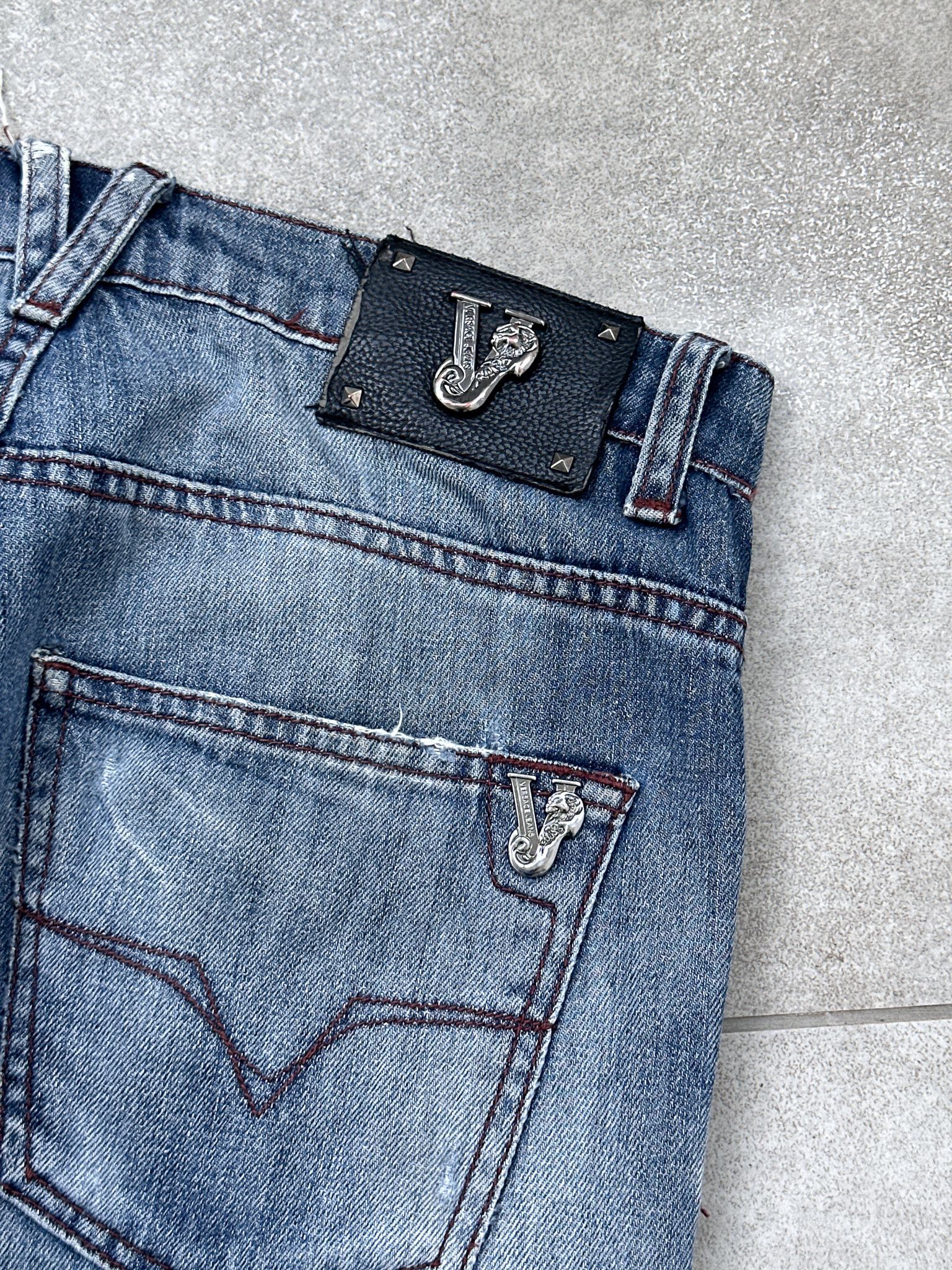 Versace Versace Jeans Skinny Jeans Blue Denim Size 29" - 6 Thumbnail