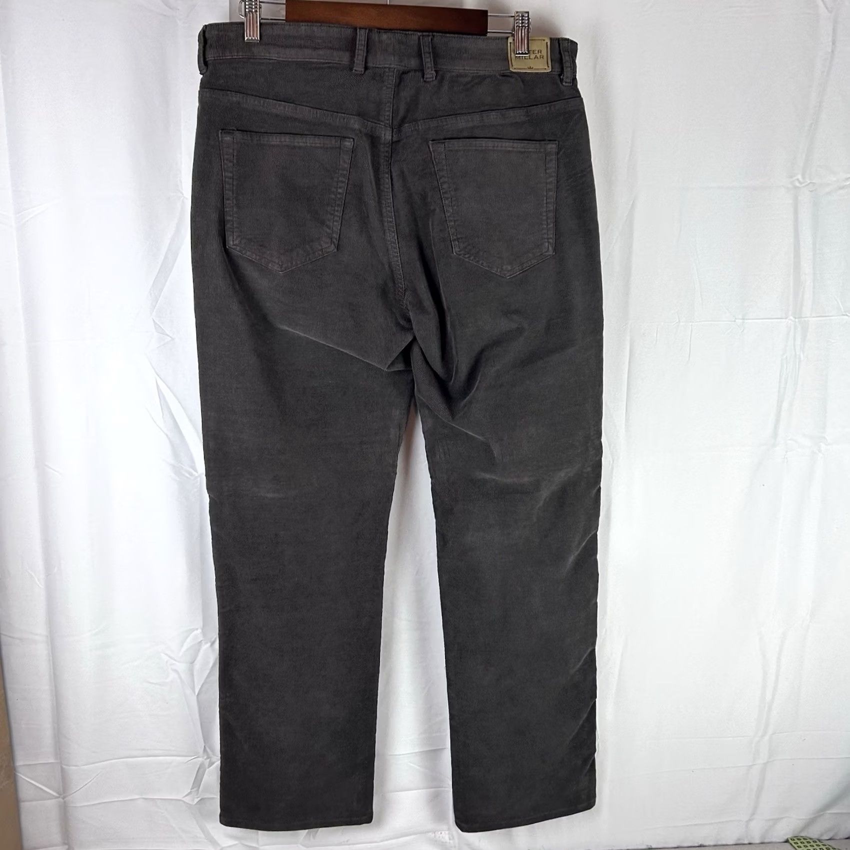 Peter Millar Peter Millar Corduroy Pants Mens 34x31 Brown Classic Five Pocket Stretch Casual Size US 34 / EU 50 - 6 Thumbnail