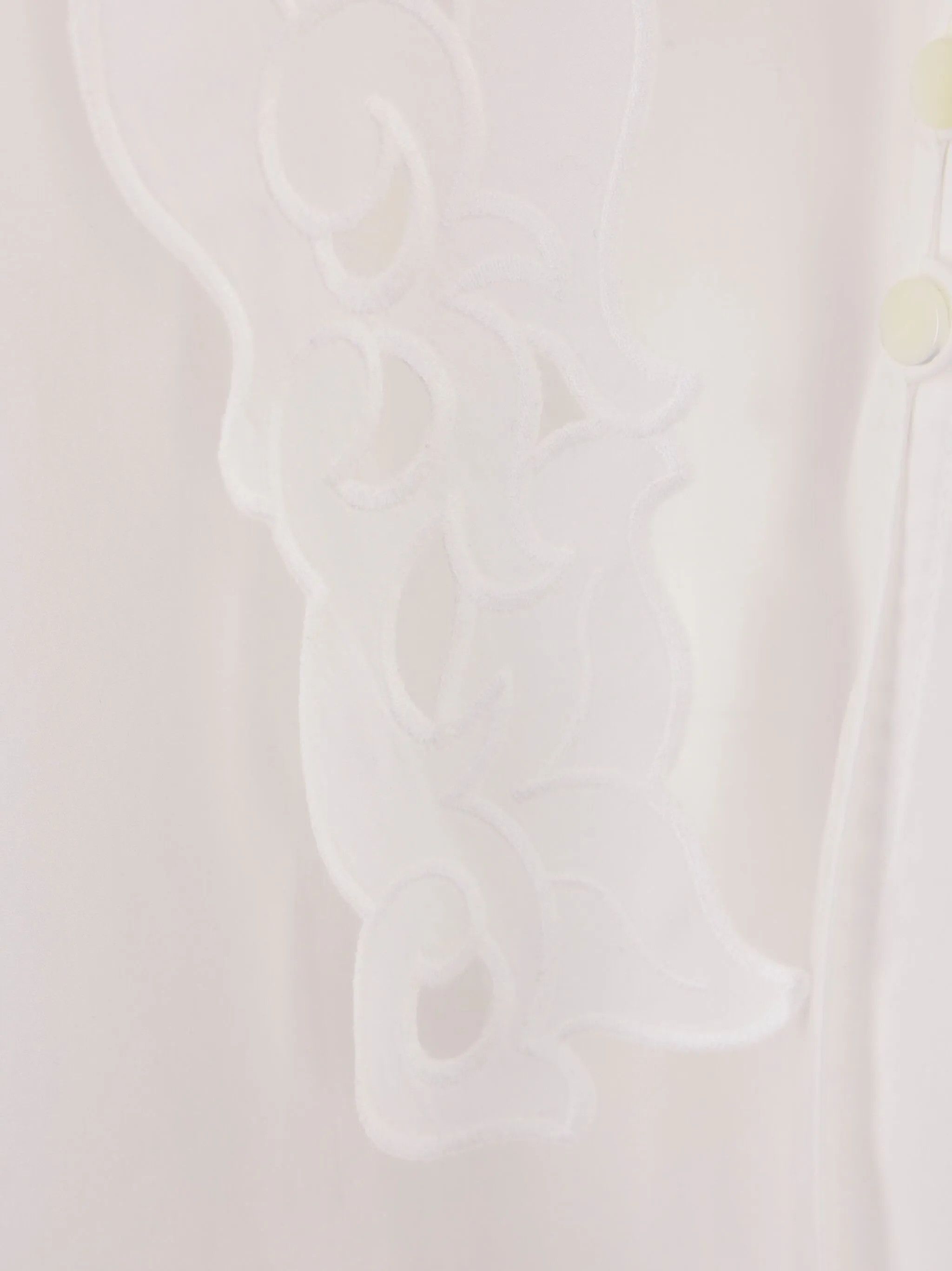 Chloe o1s22i1n0425 Embroidered Blouse in White Size S / US 4 / IT 40 - 5 Thumbnail