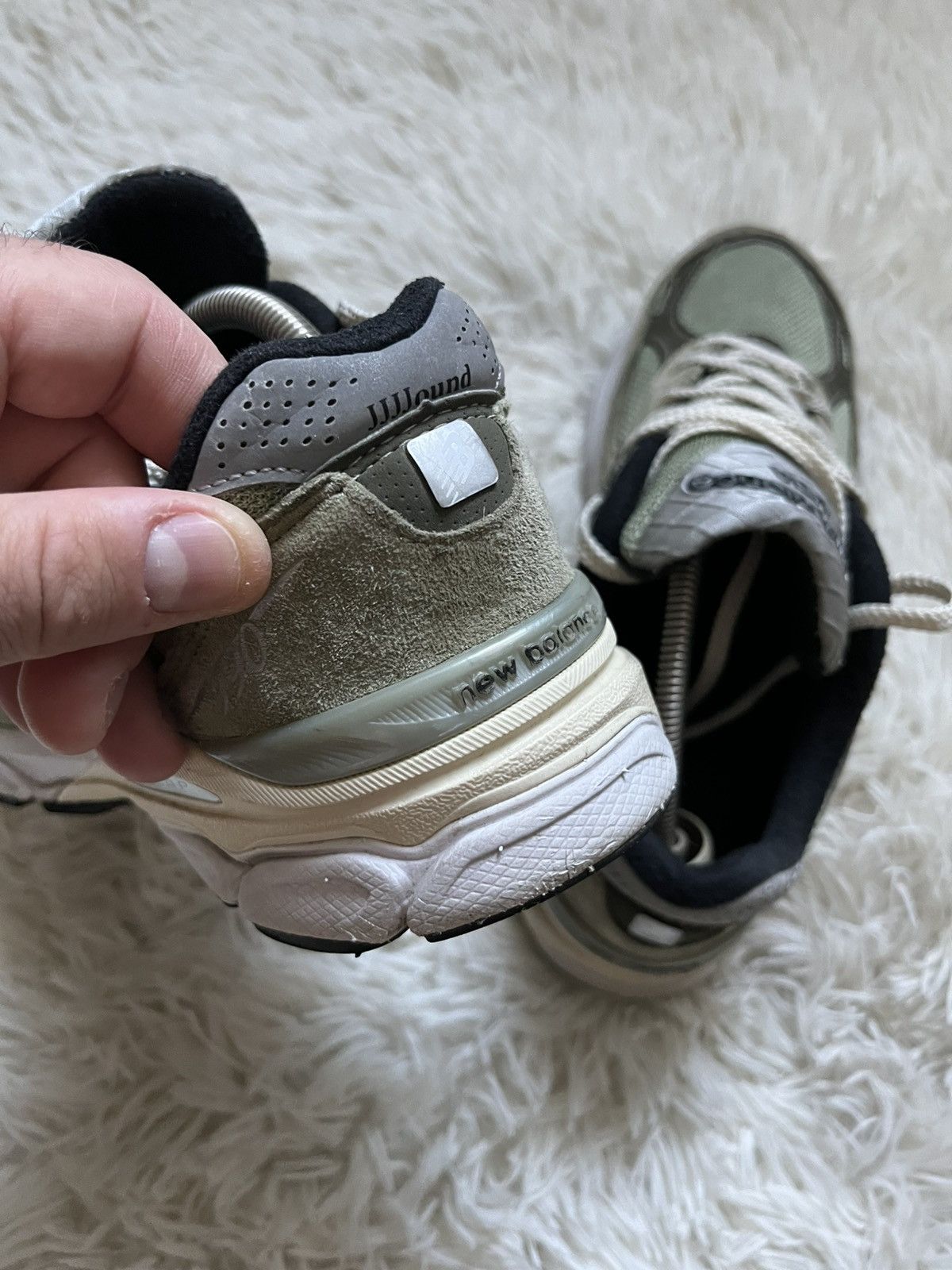 JJJJound × New Balance New Balance x JJJjound 990 v3 olive Size US 8 / EU 41 - 5 Thumbnail